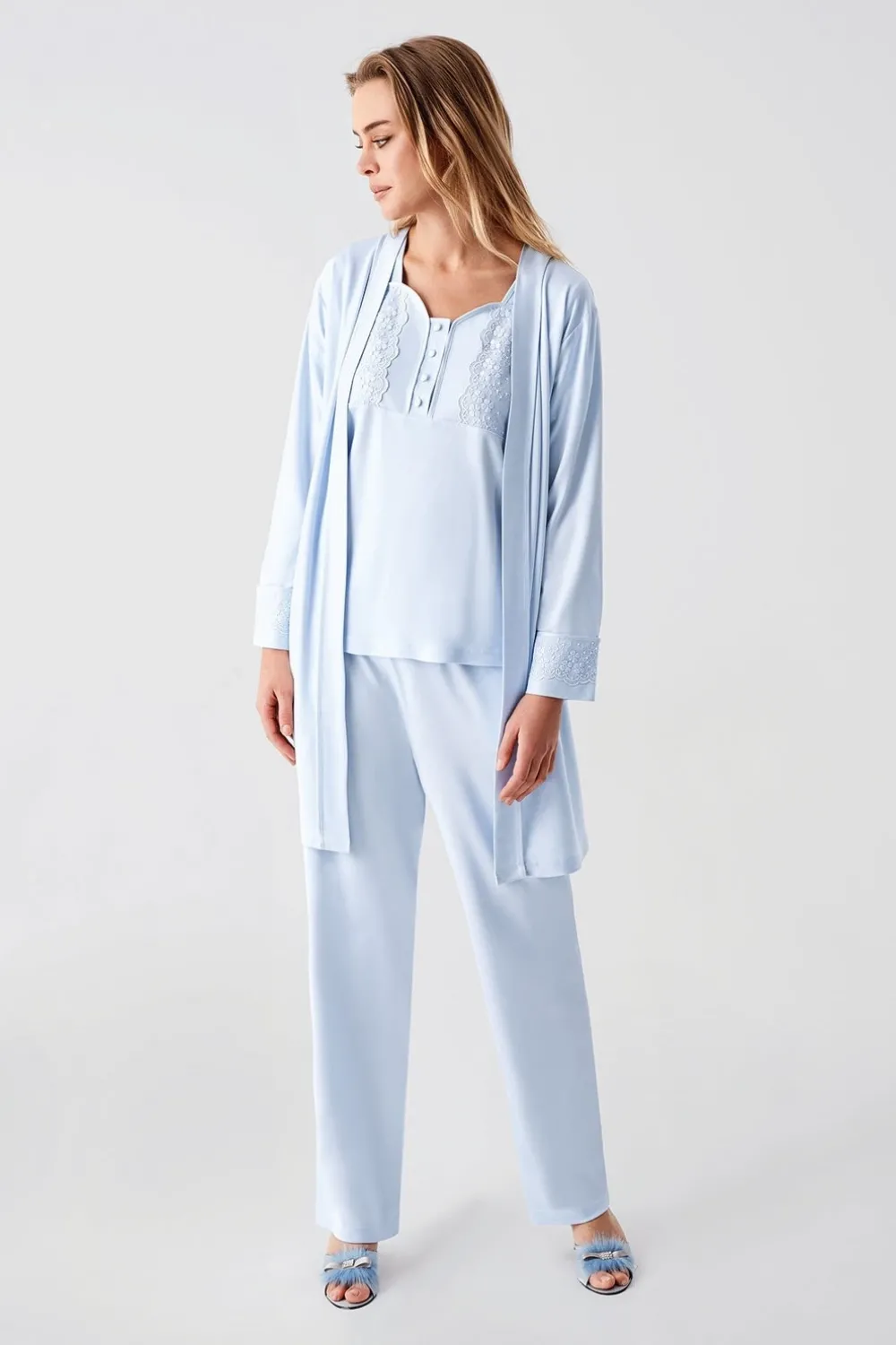 ieg™ Freshness 321 Kadın Sabahlıklı Pijama Takımı