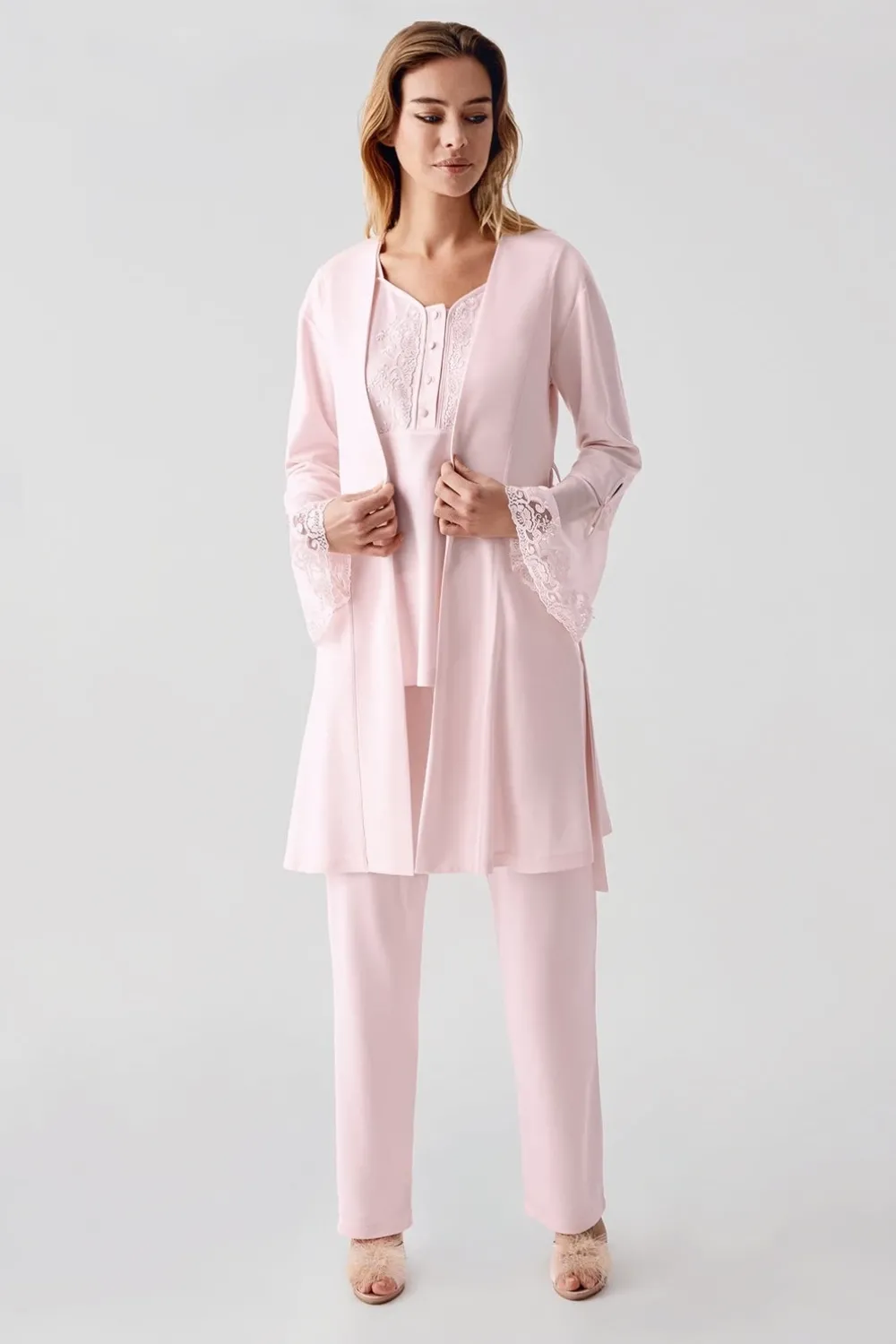 ieg™ Freshness 322 Kadın Sabahlıklı Pijama Takımı