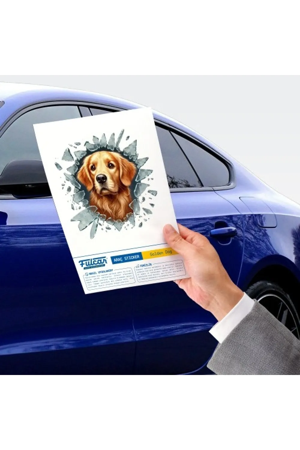 Fulcar Golden Araç Stickerı