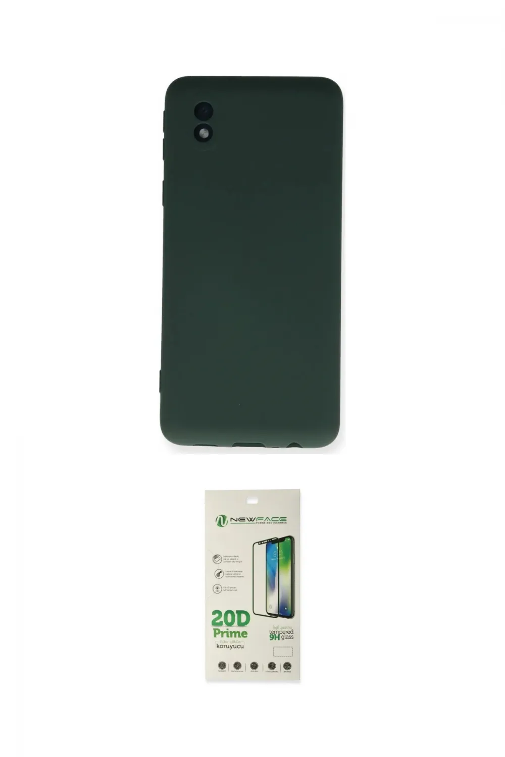 ieg™ Galaxy A01 Core Kılıf Ahenk Serisi - Siyah 20D Premium Cam Ekran Koruyucu