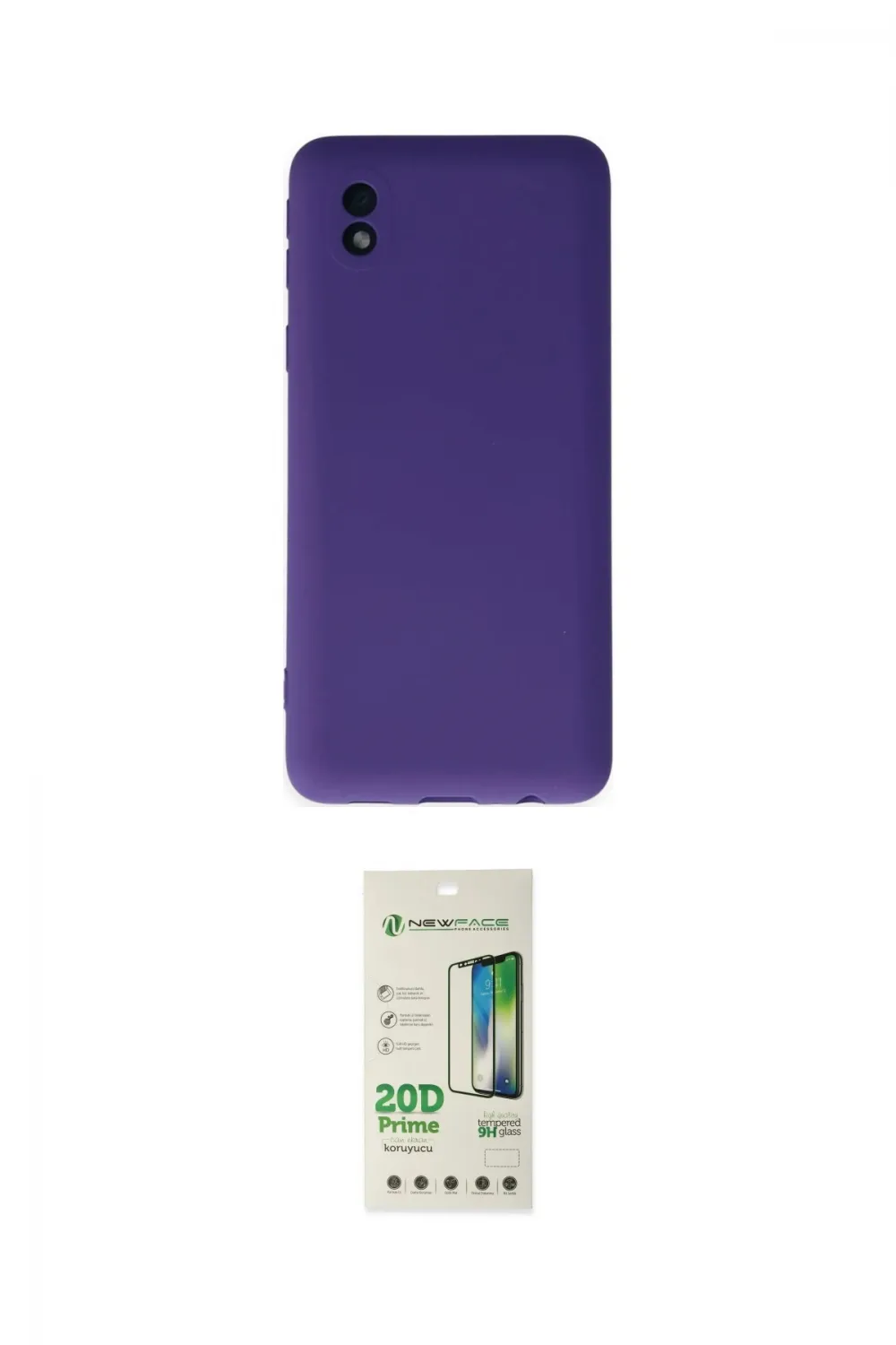 ieg™ Galaxy A01 Core Kılıf Ahenk Serisi - Siyah 20D Premium Cam Ekran Koruyucu