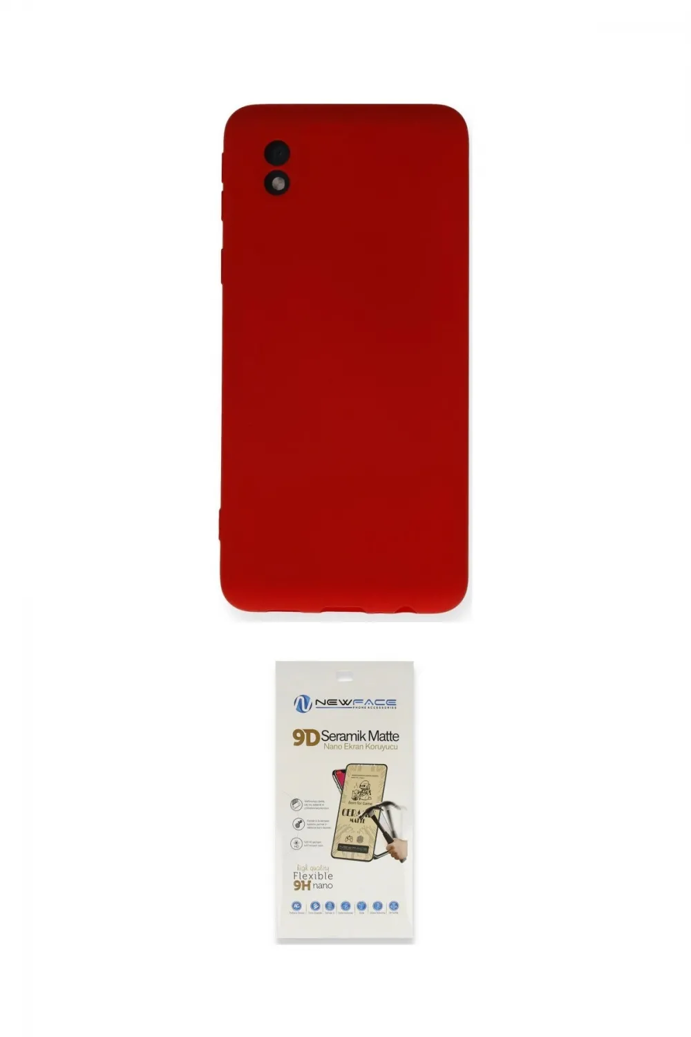 ieg™ Galaxy A01 Core Kılıf Ahenk Serisi - Siyah Mat Seramik Nano Ekran Koruyucu