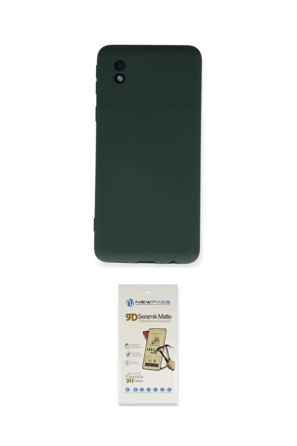 ieg™ Galaxy A01 Core Kılıf Ahenk Serisi - Siyah Mat Seramik Nano Ekran Koruyucu