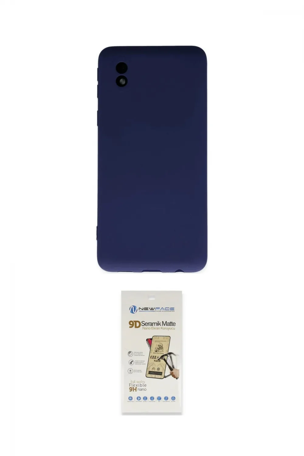 ieg™ Galaxy A01 Core Kılıf Ahenk Serisi - Siyah Mat Seramik Nano Ekran Koruyucu