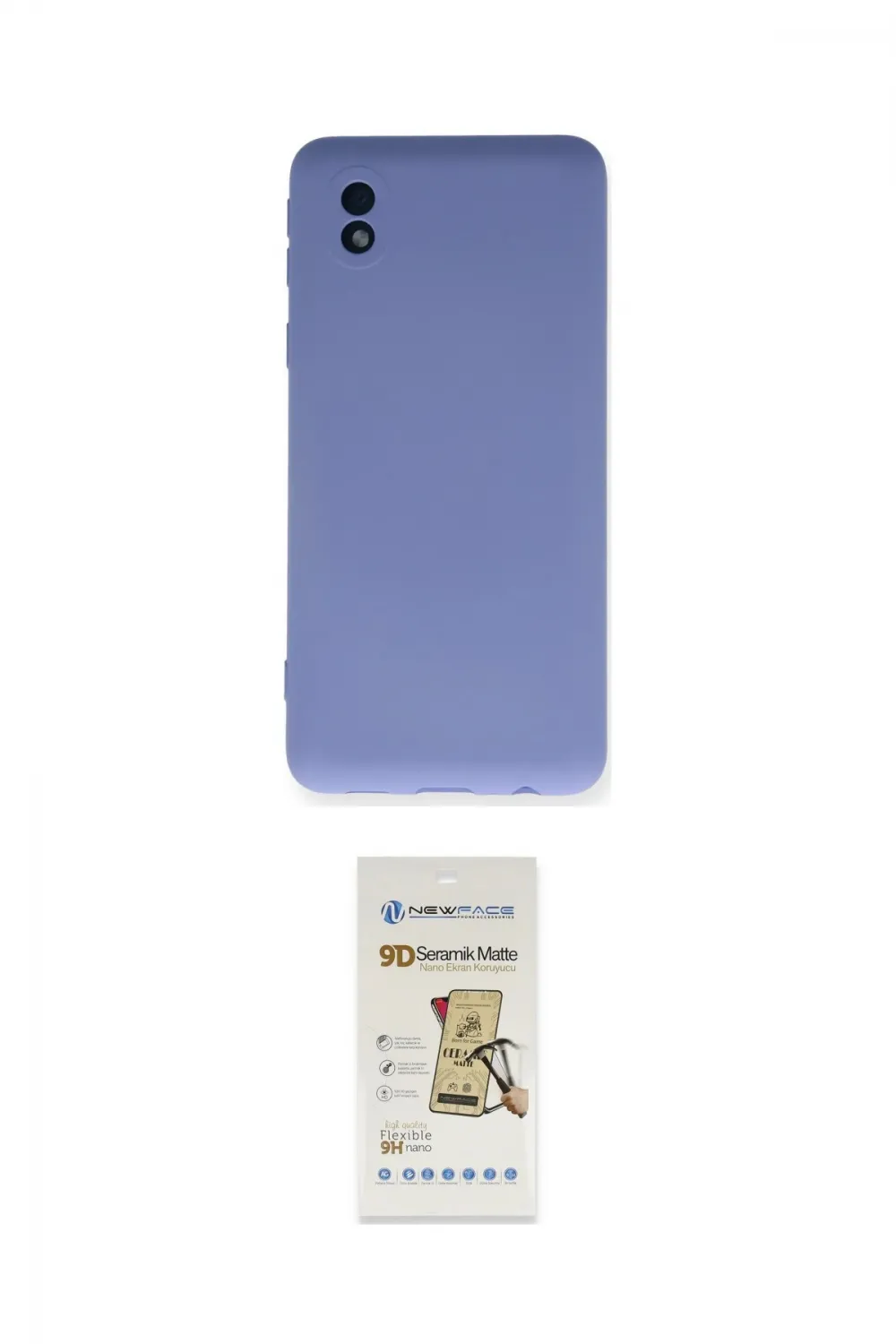 ieg™ Galaxy A01 Core Kılıf Ahenk Serisi - Siyah Mat Seramik Nano Ekran Koruyucu