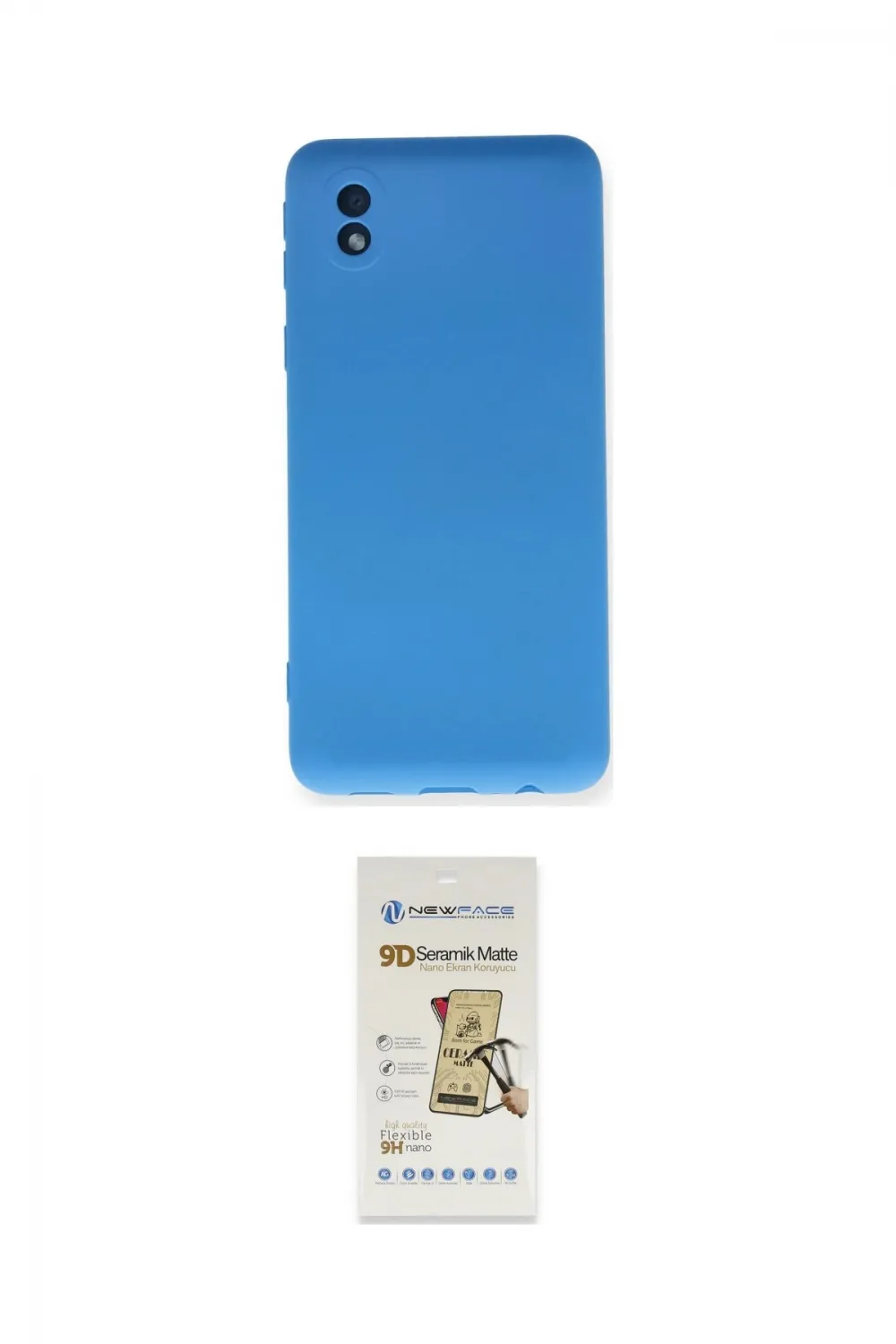 ieg™ Galaxy A01 Core Kılıf Ahenk Serisi - Siyah Mat Seramik Nano Ekran Koruyucu