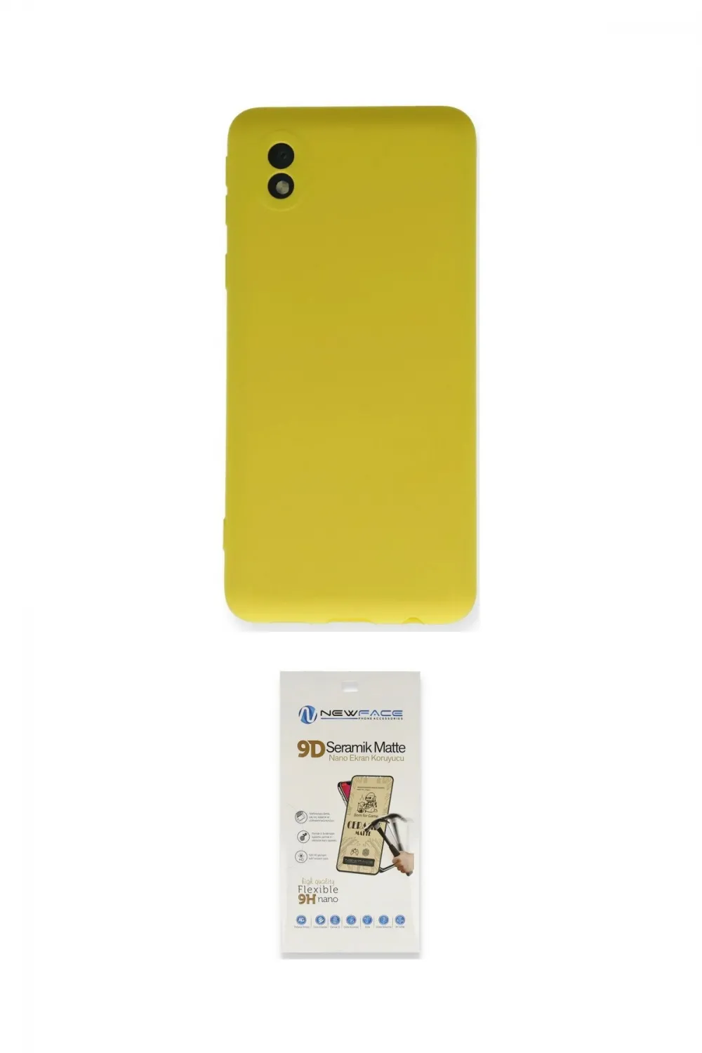 ieg™ Galaxy A01 Core Kılıf Ahenk Serisi - Siyah Mat Seramik Nano Ekran Koruyucu