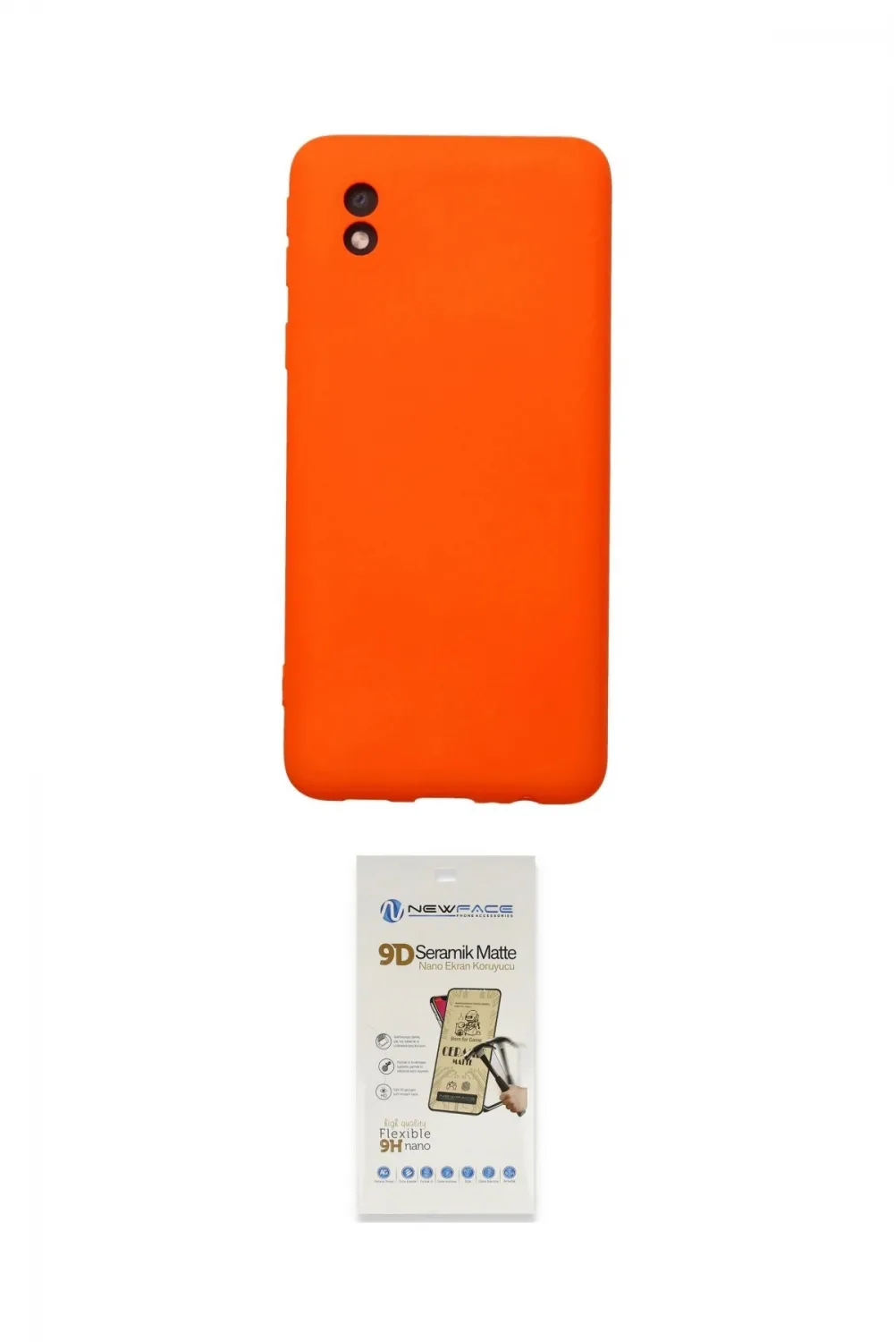 ieg™ Galaxy A01 Core Kılıf Ahenk Serisi - Siyah Mat Seramik Nano Ekran Koruyucu