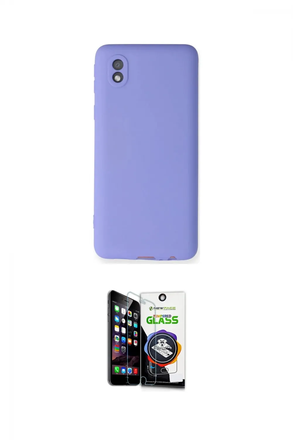 ieg™ Galaxy A01 Core Kılıf Kozmos Yansıma Özel Seri - Şeffaf Temperli Cam Ekran Koruyucu