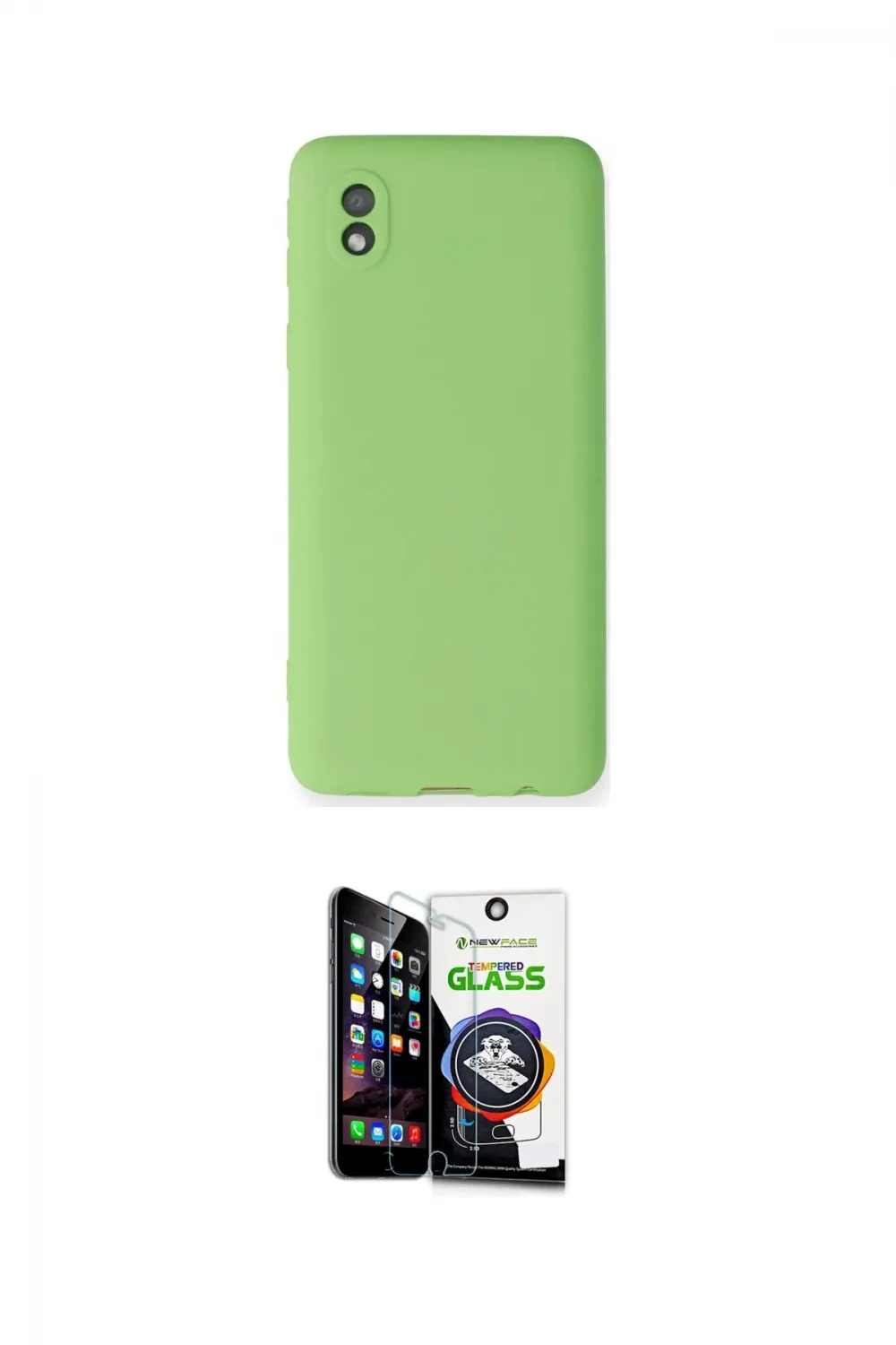 ieg™ Galaxy A01 Core Kılıf Kozmos Yansıma Özel Seri - Şeffaf Temperli Cam Ekran Koruyucu