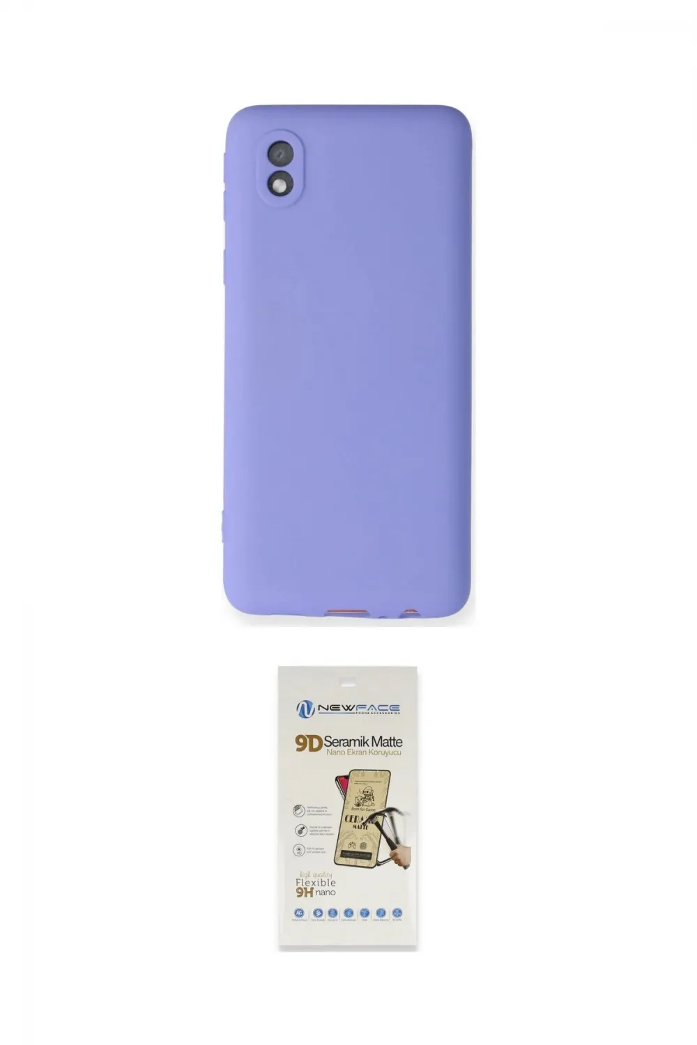 ieg™ Galaxy A01 Core Kılıf Kozmos Yansıma Özel Seri - Siyah Mat Seramik Nano Ekran Koruyucu