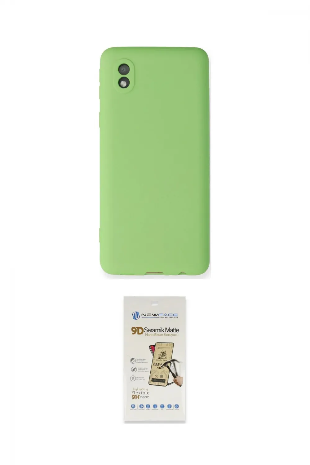 ieg™ Galaxy A01 Core Kılıf Kozmos Yansıma Özel Seri - Siyah Mat Seramik Nano Ekran Koruyucu