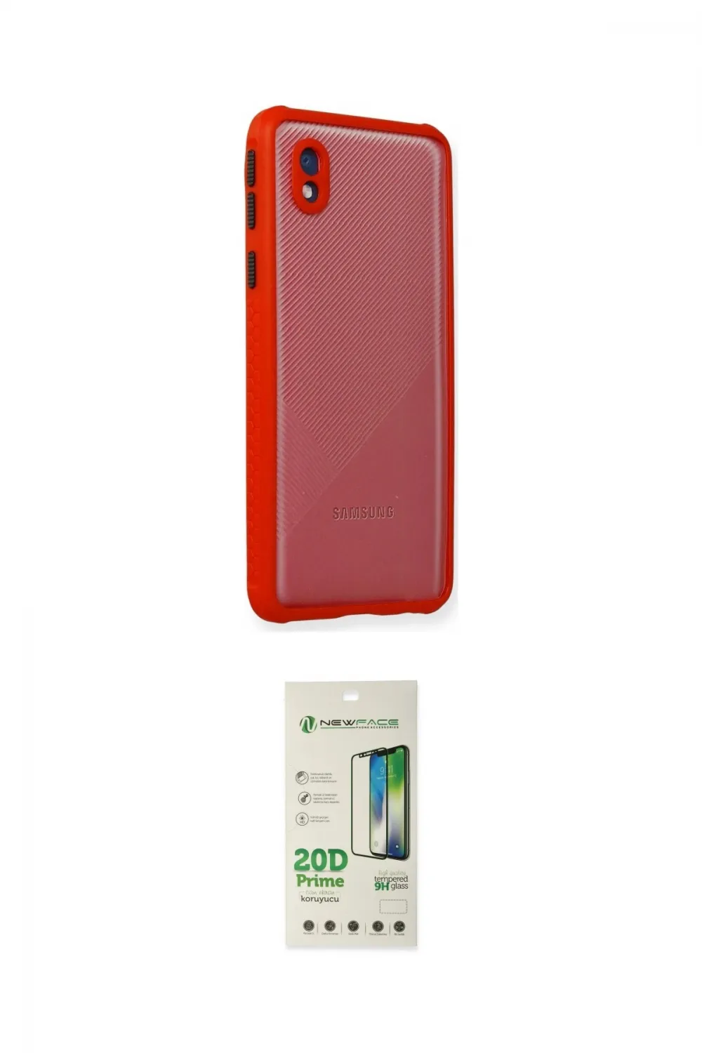 ieg™ Galaxy A01 Core Kılıf Nova Asil Özel Seri - Siyah 20D Premium Cam Ekran Koruyucu