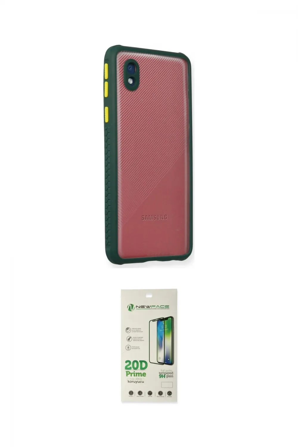 ieg™ Galaxy A01 Core Kılıf Nova Asil Özel Seri - Siyah 20D Premium Cam Ekran Koruyucu