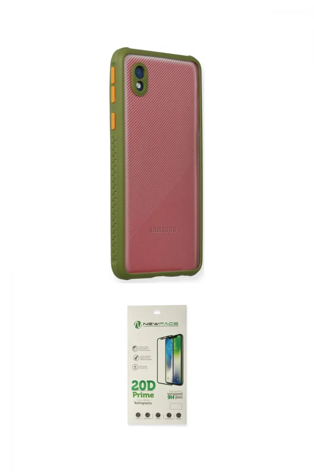 ieg™ Galaxy A01 Core Kılıf Nova Asil Özel Seri - Siyah 20D Premium Cam Ekran Koruyucu