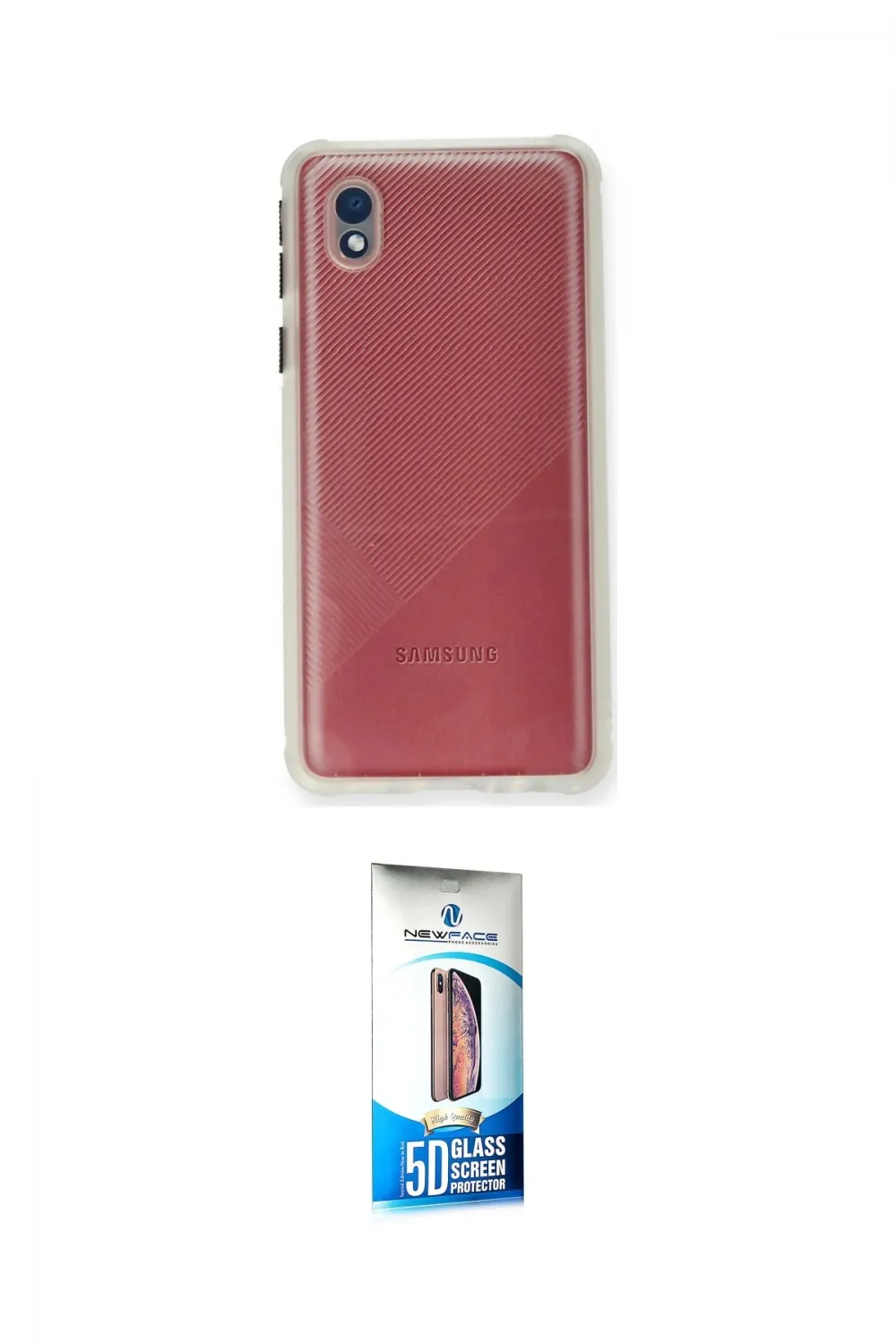 ieg™ Galaxy A01 Core Kılıf Nova Asil Özel Seri - Siyah 5D Eko Cam Ekran Koruyucu
