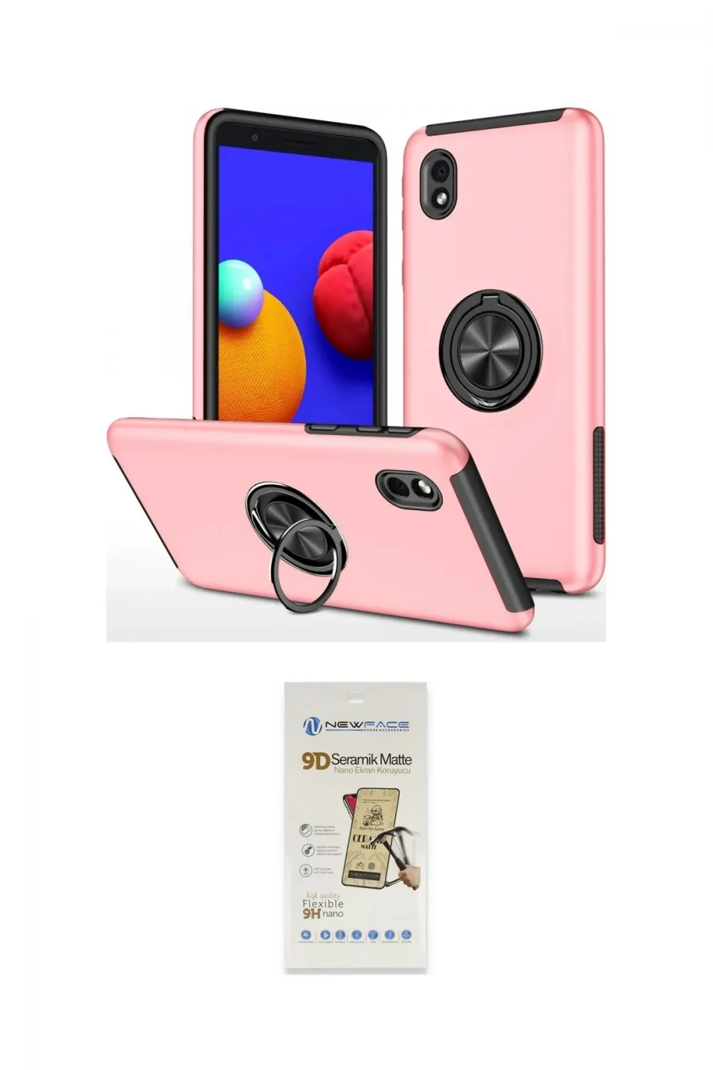 ieg™ Galaxy A01 Core Kılıf Odak Form Prime - Siyah Mat Seramik Nano Ekran Koruyucu