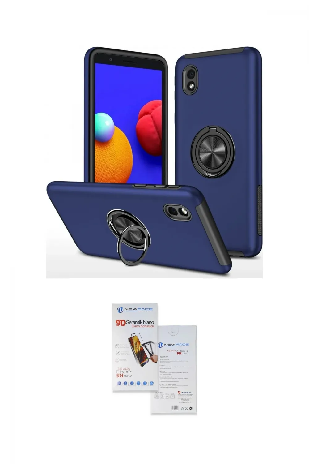 ieg™ Galaxy A01 Core Kılıf Odak Form Prime - Siyah Seramik Nano Ekran Koruyucu