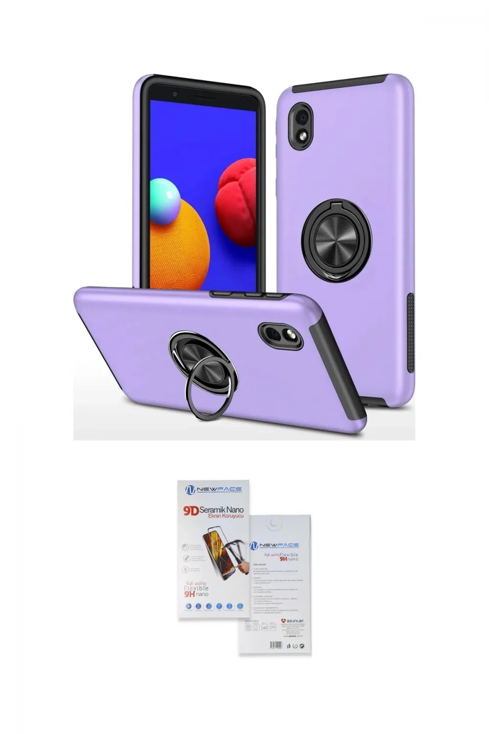 ieg™ Galaxy A01 Core Kılıf Odak Form Prime - Siyah Seramik Nano Ekran Koruyucu