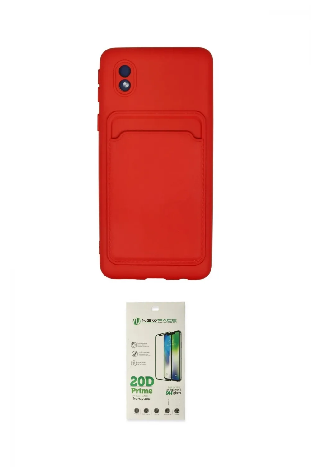 ieg™ Galaxy A01 Core Kılıf Vadi Çizgi Prime - Siyah 20D Premium Cam Ekran Koruyucu