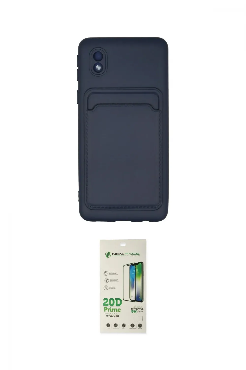 ieg™ Galaxy A01 Core Kılıf Vadi Çizgi Prime - Siyah 20D Premium Cam Ekran Koruyucu
