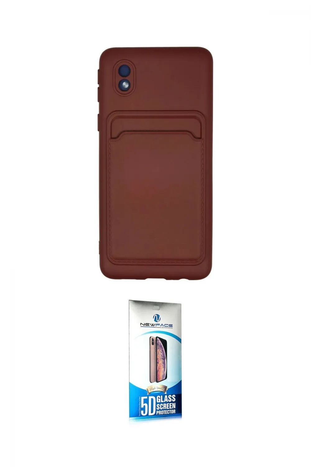 ieg™ Galaxy A01 Core Kılıf Vadi Çizgi Prime - Siyah 5D Eko Cam Ekran Koruyucu
