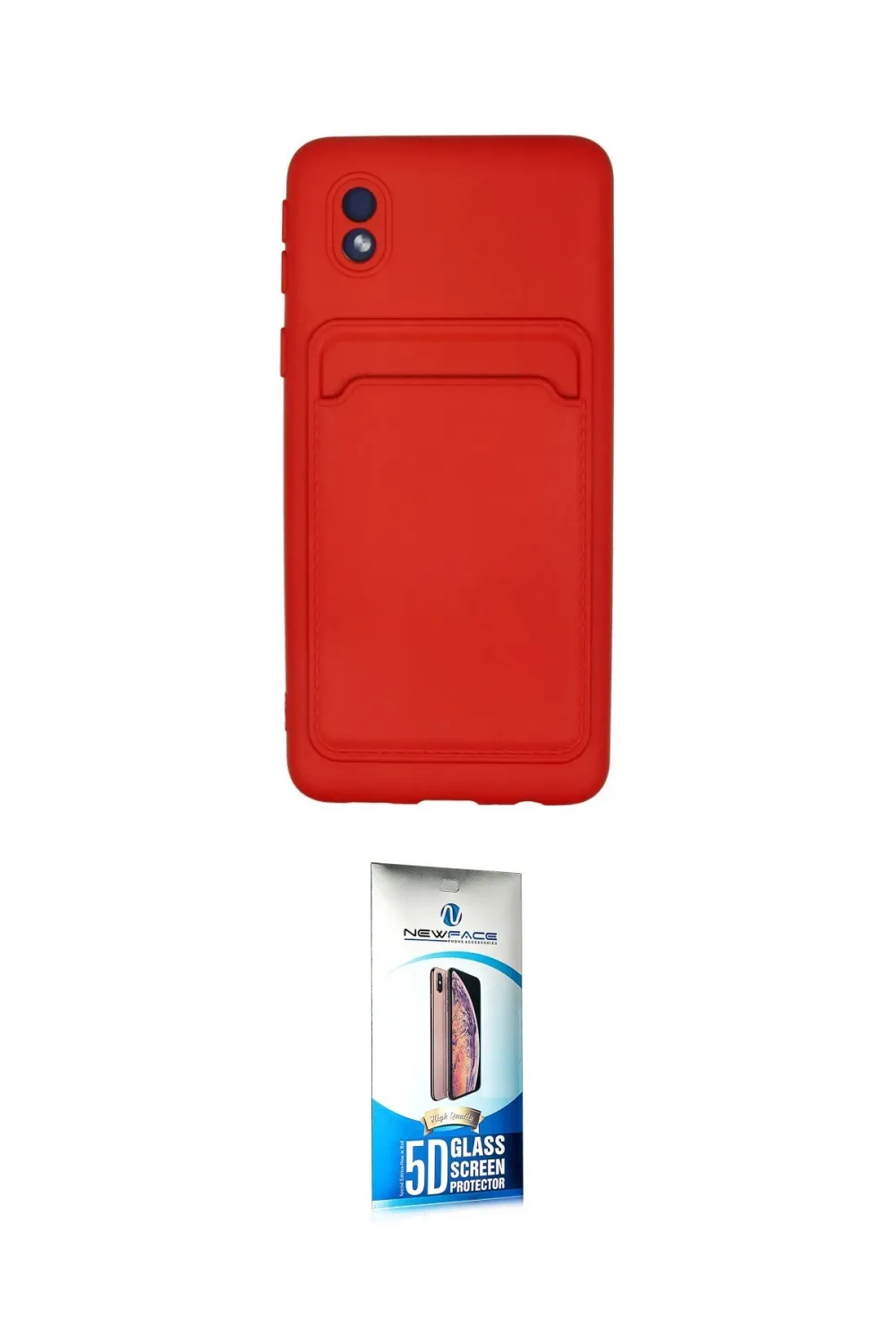 ieg™ Galaxy A01 Core Kılıf Vadi Çizgi Prime - Siyah 5D Eko Cam Ekran Koruyucu