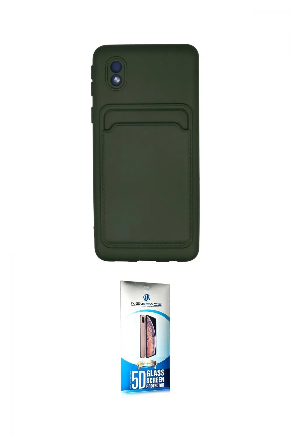 ieg™ Galaxy A01 Core Kılıf Vadi Çizgi Prime - Siyah 5D Eko Cam Ekran Koruyucu
