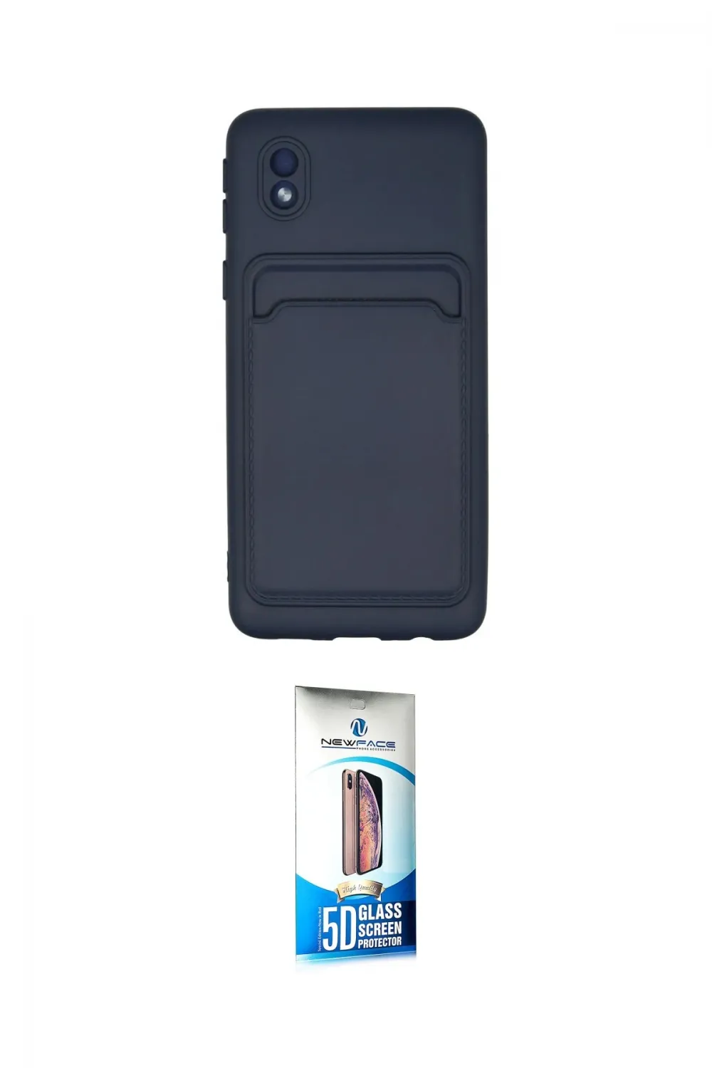 ieg™ Galaxy A01 Core Kılıf Vadi Çizgi Prime - Siyah 5D Eko Cam Ekran Koruyucu
