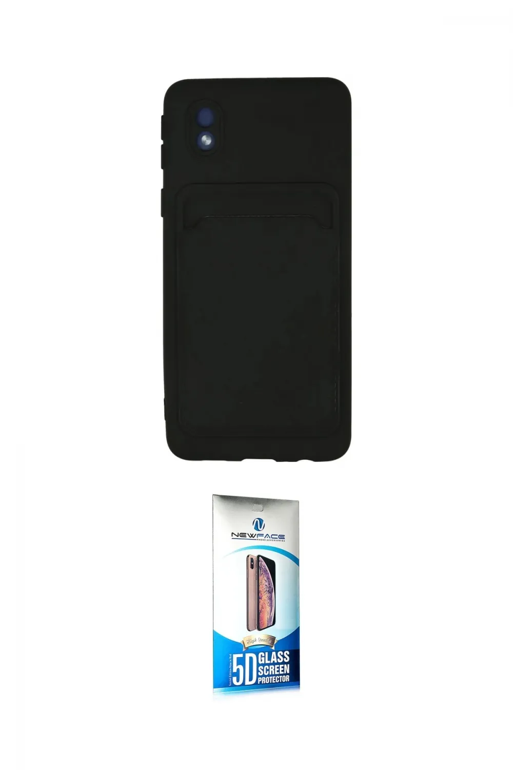 ieg™ Galaxy A01 Core Kılıf Vadi Çizgi Prime - Siyah 5D Eko Cam Ekran Koruyucu