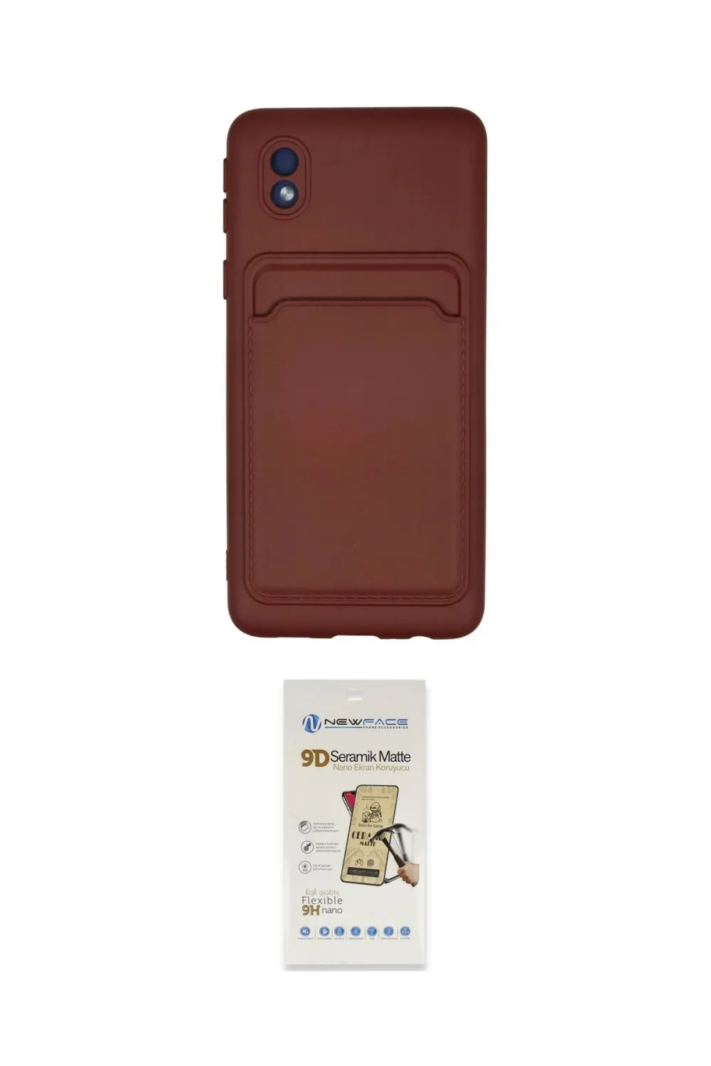 ieg™ Galaxy A01 Core Kılıf Vadi Çizgi Prime - Siyah Mat Seramik Nano Ekran Koruyucu