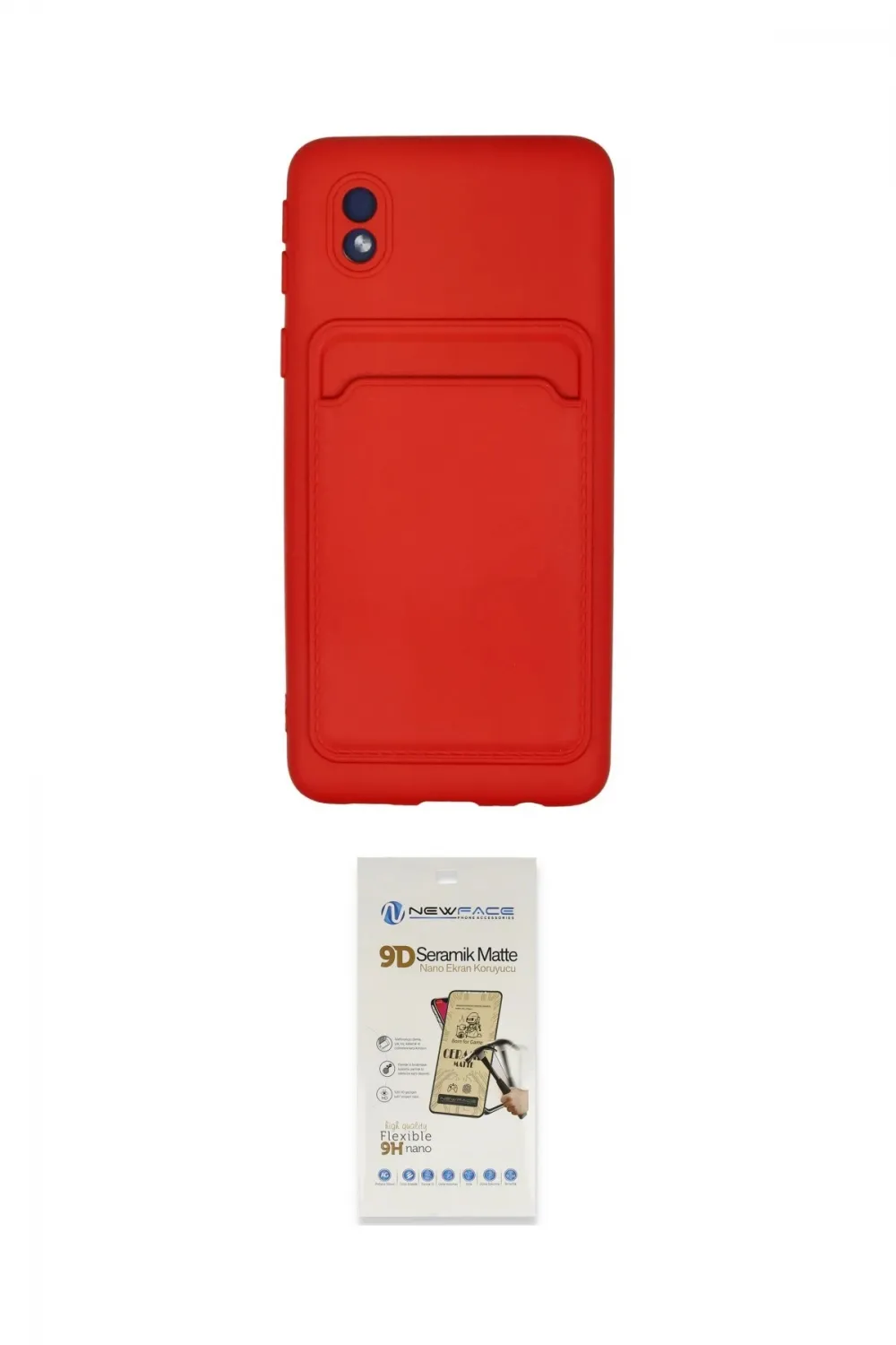 ieg™ Galaxy A01 Core Kılıf Vadi Çizgi Prime - Siyah Mat Seramik Nano Ekran Koruyucu