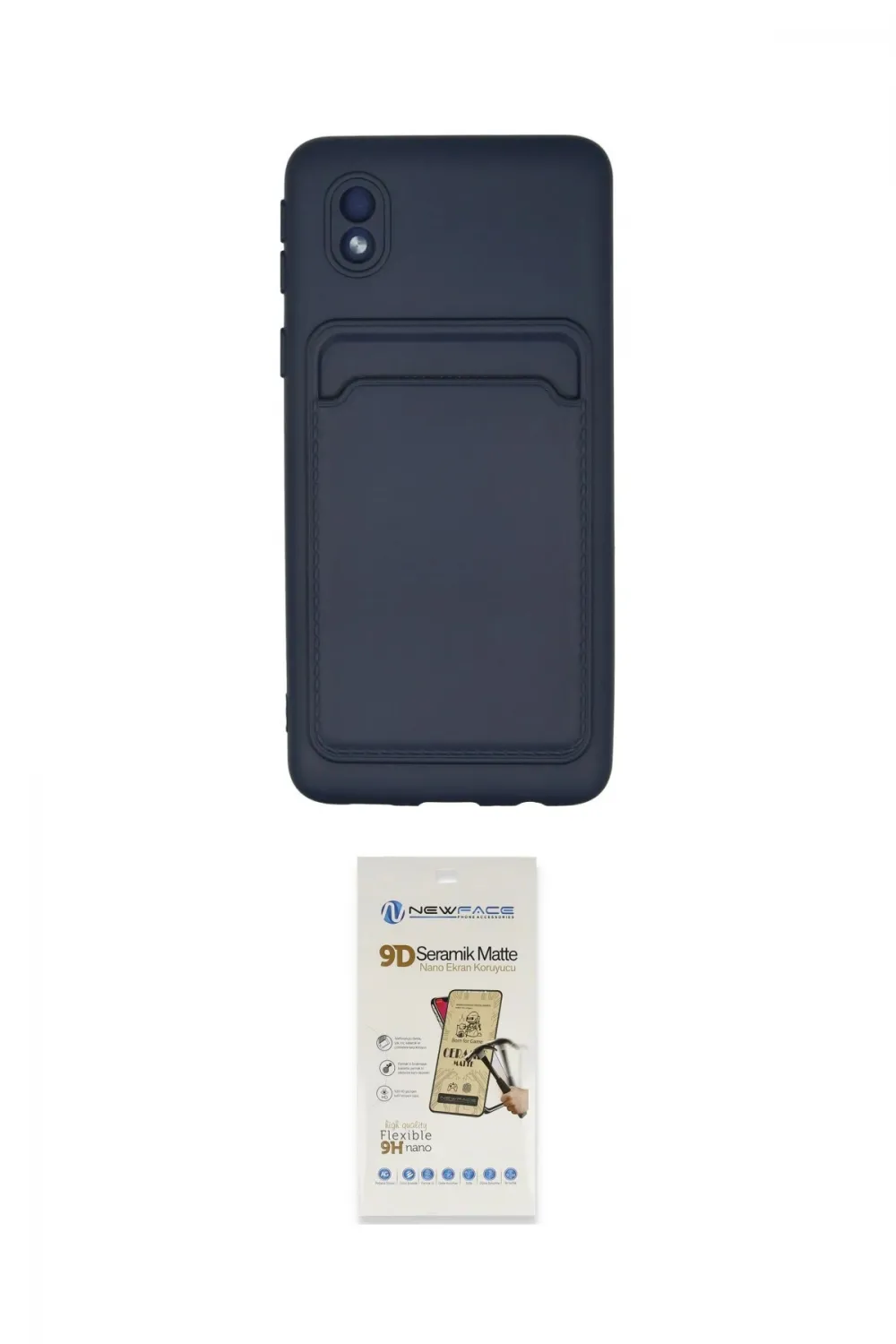 ieg™ Galaxy A01 Core Kılıf Vadi Çizgi Prime - Siyah Mat Seramik Nano Ekran Koruyucu