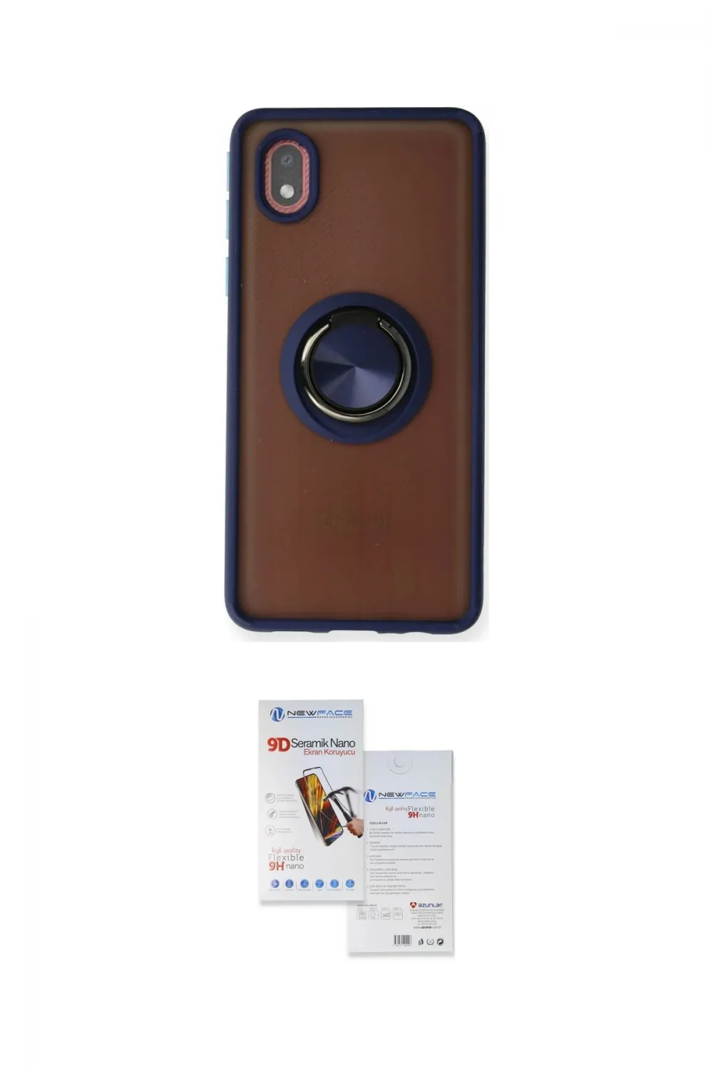 ieg™ Galaxy A01 Core Kılıf Yörünge Çizgi - Siyah Seramik Nano Ekran Koruyucu