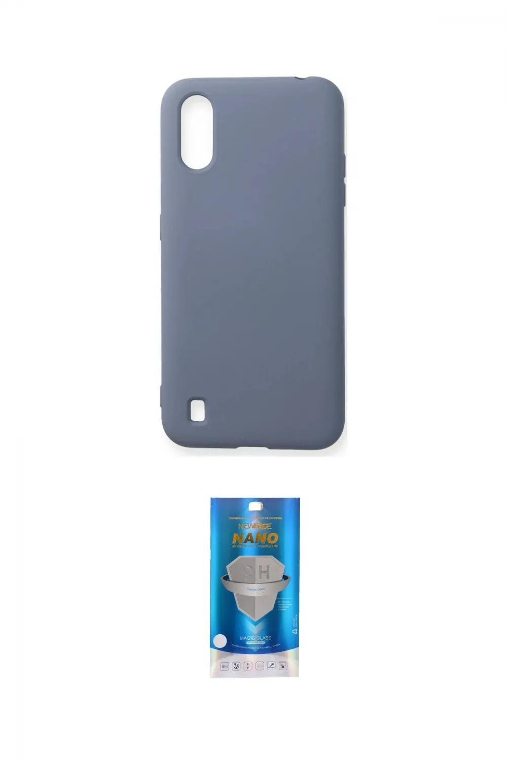 ieg™ Galaxy A01 Kılıf Ahenk Serisi - Şeffaf Royal Nano Ekran Koruyucu