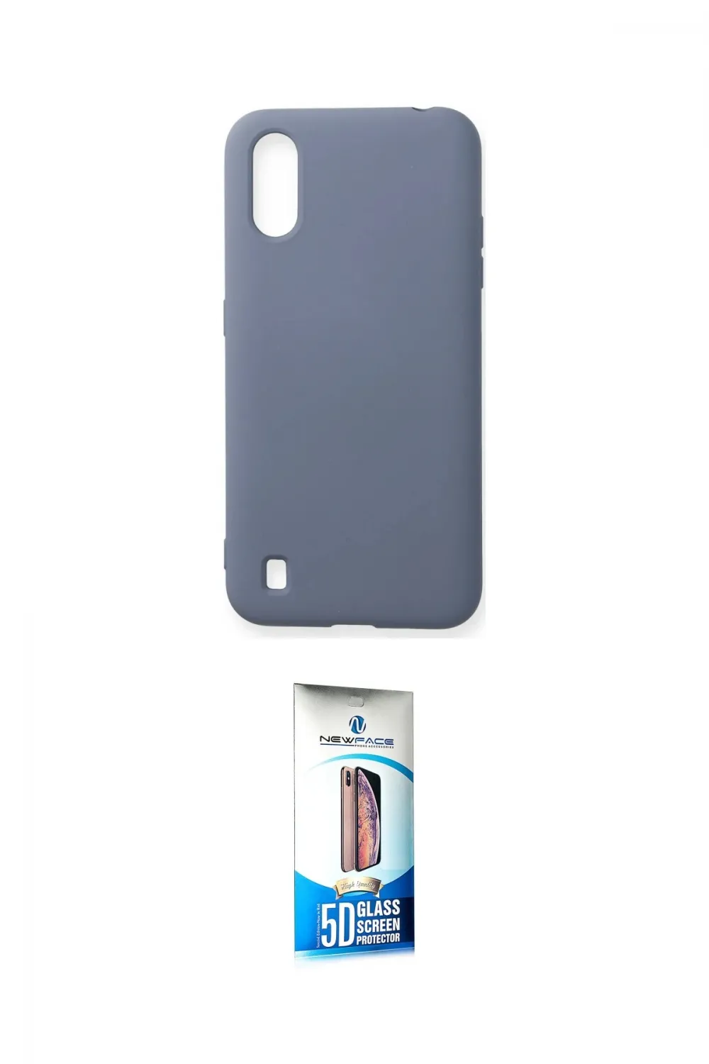ieg™ Galaxy A01 Kılıf Ahenk Serisi - Siyah 5D Eko Cam Ekran Koruyucu
