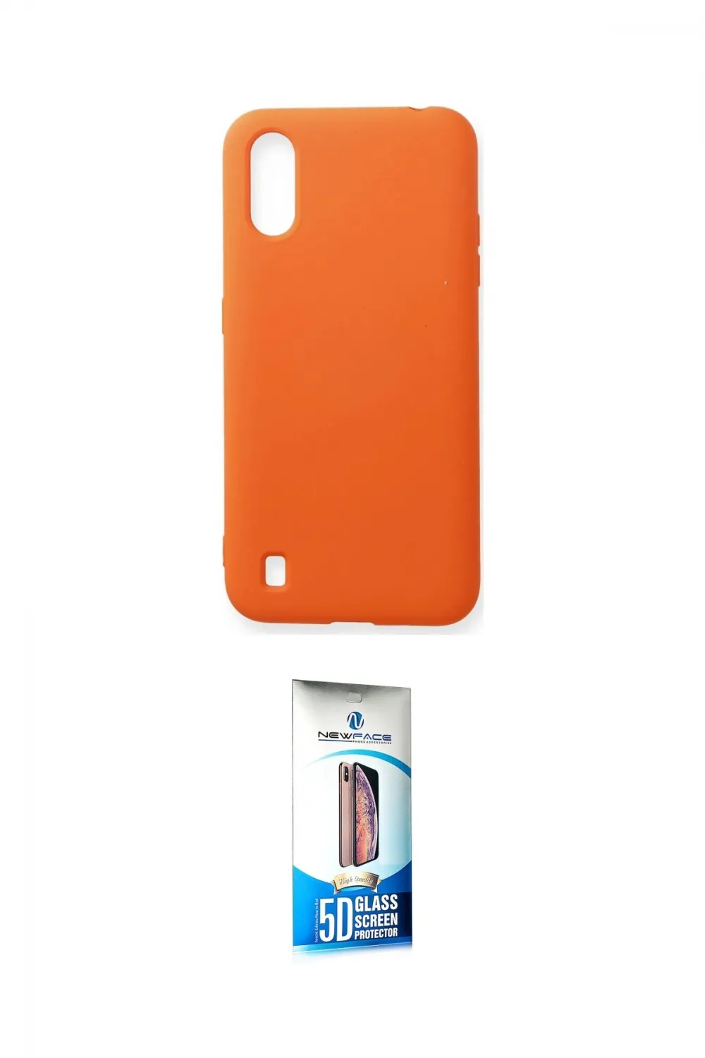 ieg™ Galaxy A01 Kılıf Ahenk Serisi - Siyah 5D Eko Cam Ekran Koruyucu