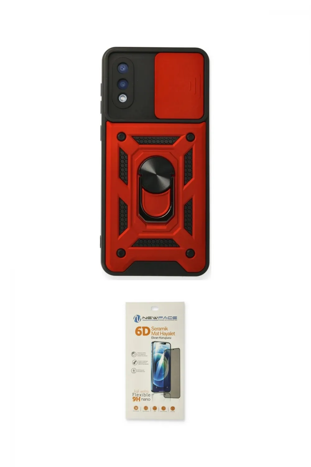ieg™ Galaxy A02 Kılıf Ahenk Klasik - Siyah 6D Mat Seramik Hayalet Nano Ekran Koruyucu