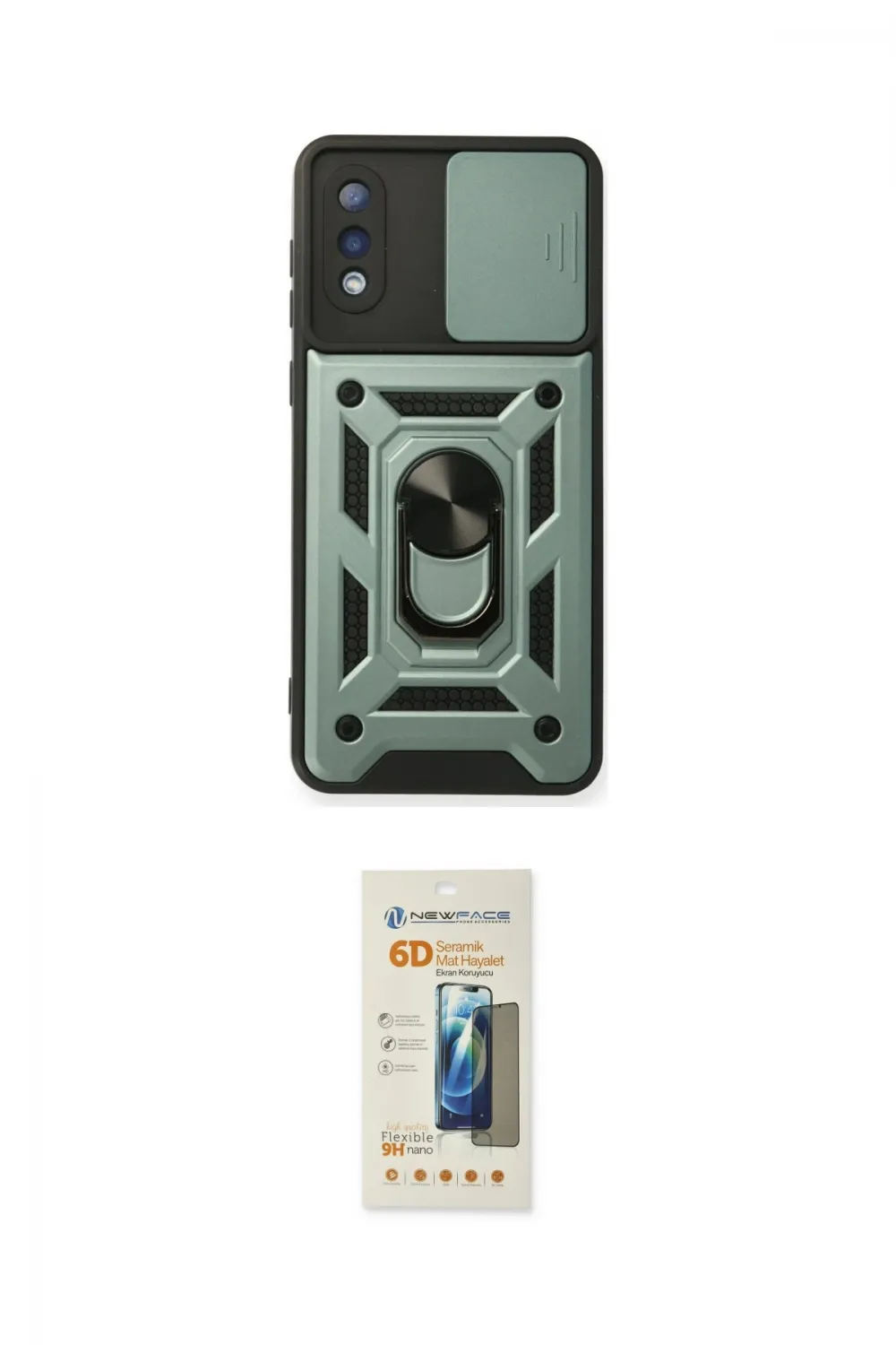 ieg™ Galaxy A02 Kılıf Ahenk Klasik - Siyah 6D Mat Seramik Hayalet Nano Ekran Koruyucu
