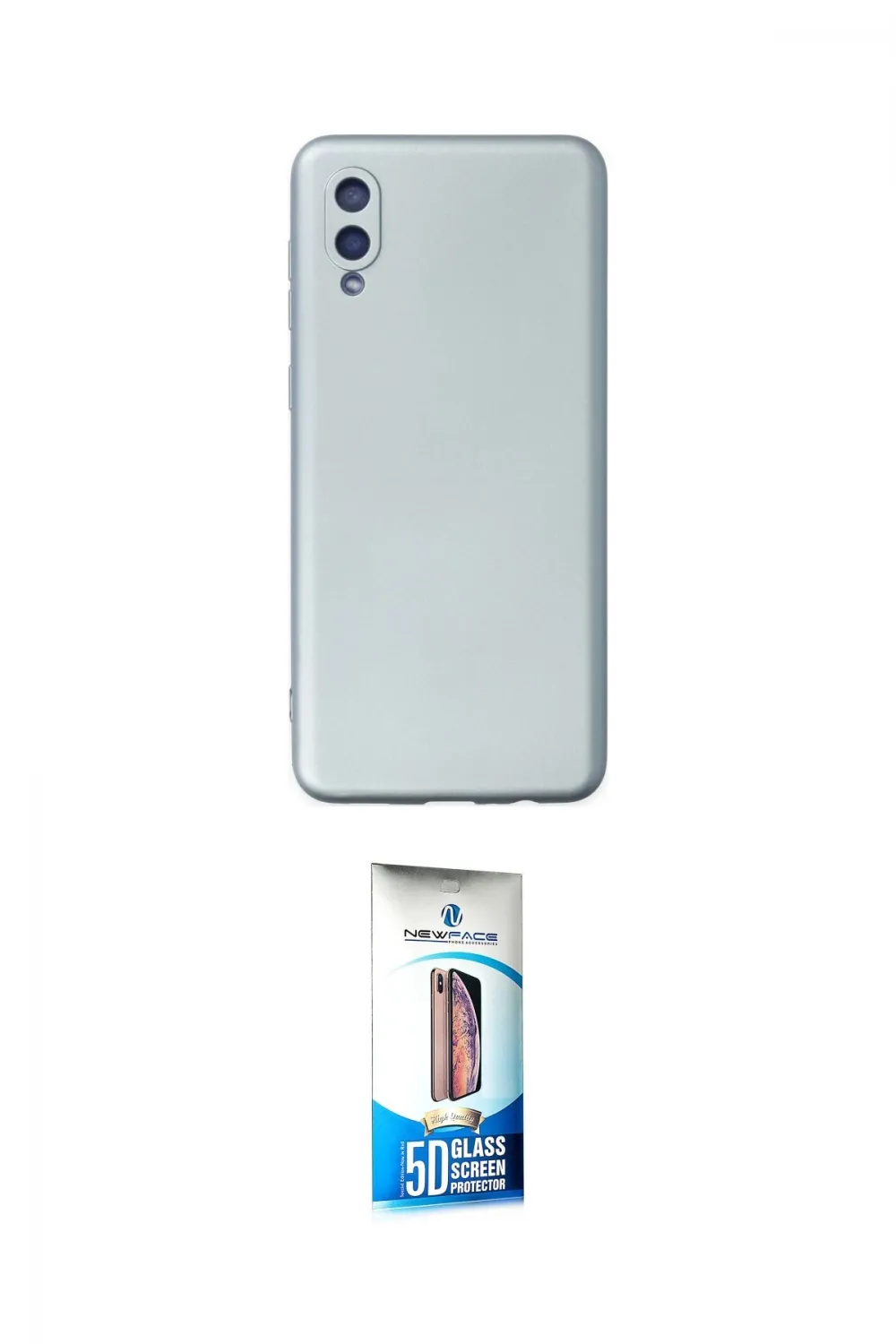 ieg™ Galaxy A02 Kılıf Ahenk Serisi - Siyah 5D Eko Cam Ekran Koruyucu