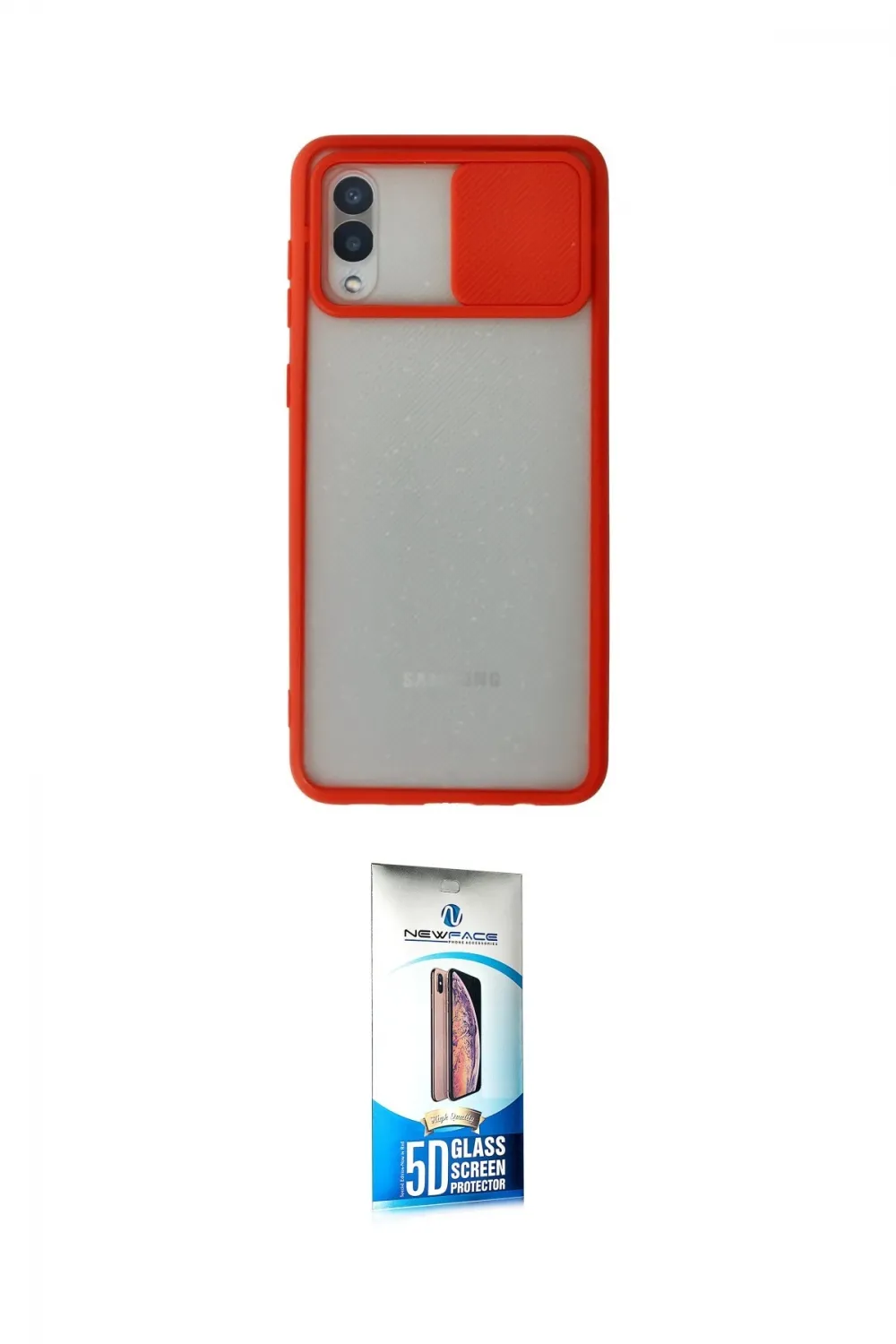 ieg™ Galaxy A02 Kılıf Vadi Çizgi - Siyah 5D Eko Cam Ekran Koruyucu