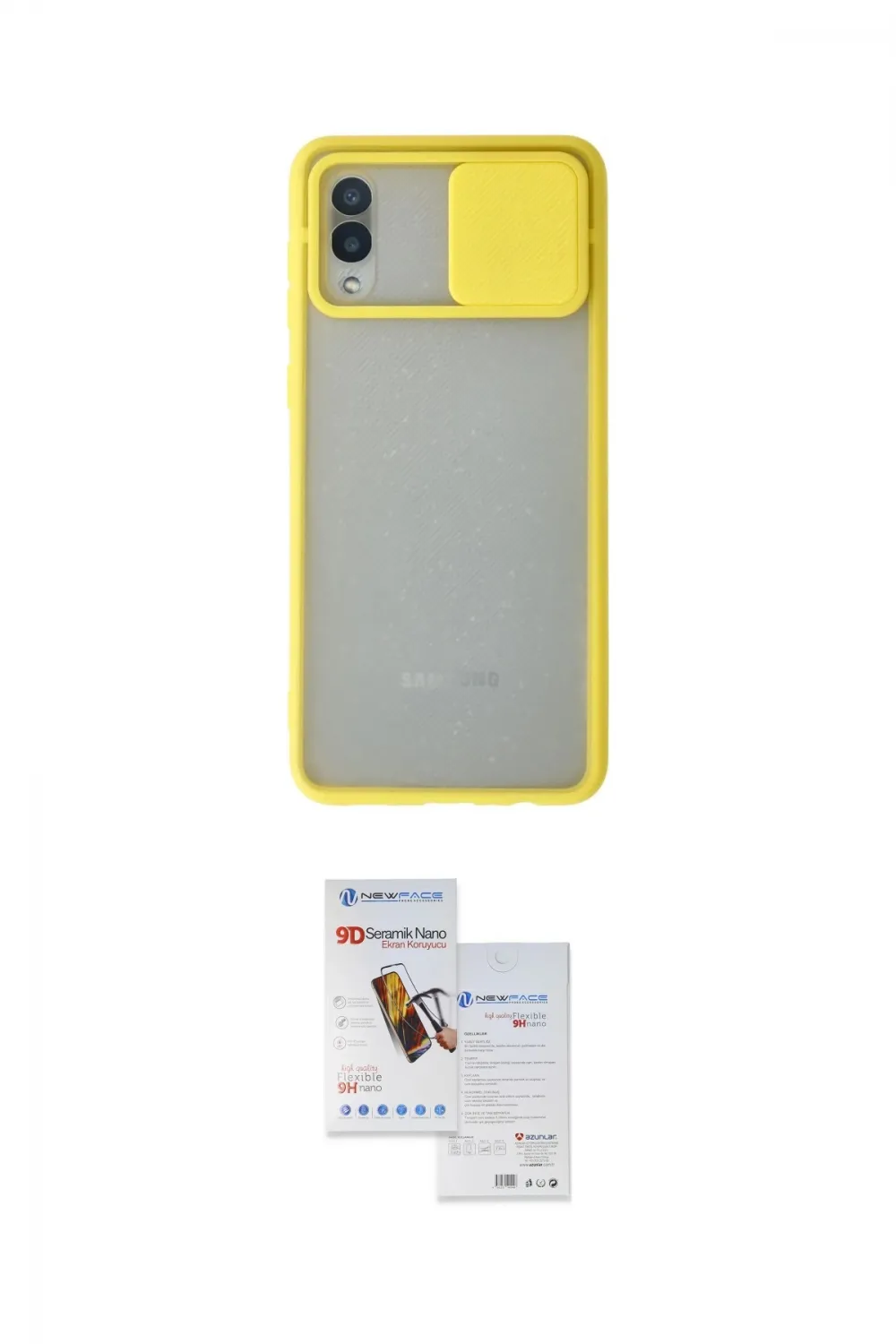 ieg™ Galaxy A02 Kılıf Vadi Çizgi - Siyah Seramik Nano Ekran Koruyucu