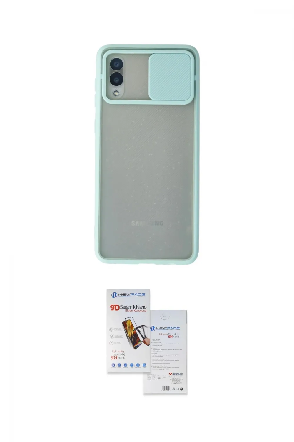 ieg™ Galaxy A02 Kılıf Vadi Çizgi - Siyah Seramik Nano Ekran Koruyucu
