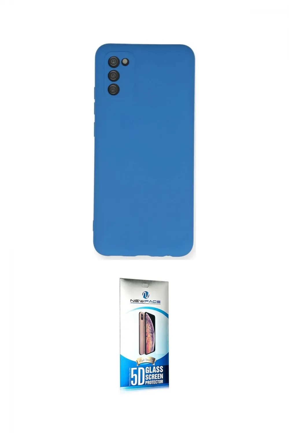 ieg™ Galaxy A02S Kılıf Ahenk Serisi - Siyah 5D Eko Cam Ekran Koruyucu
