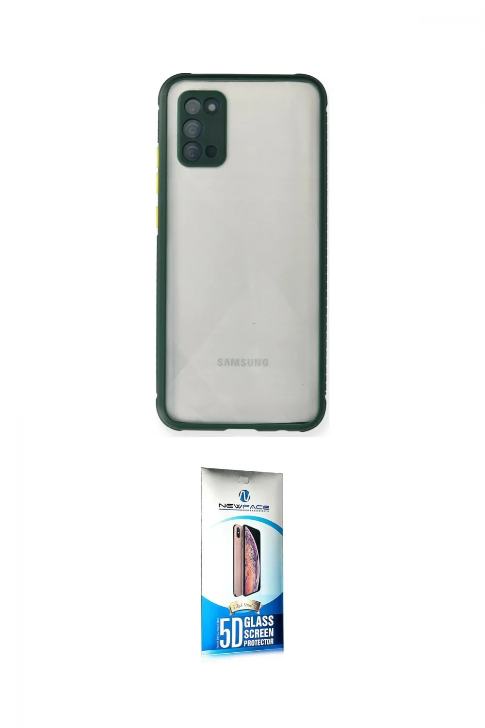 ieg™ Galaxy A02S Kılıf Nova Asil Özel Seri - Siyah 5D Eko Cam Ekran Koruyucu