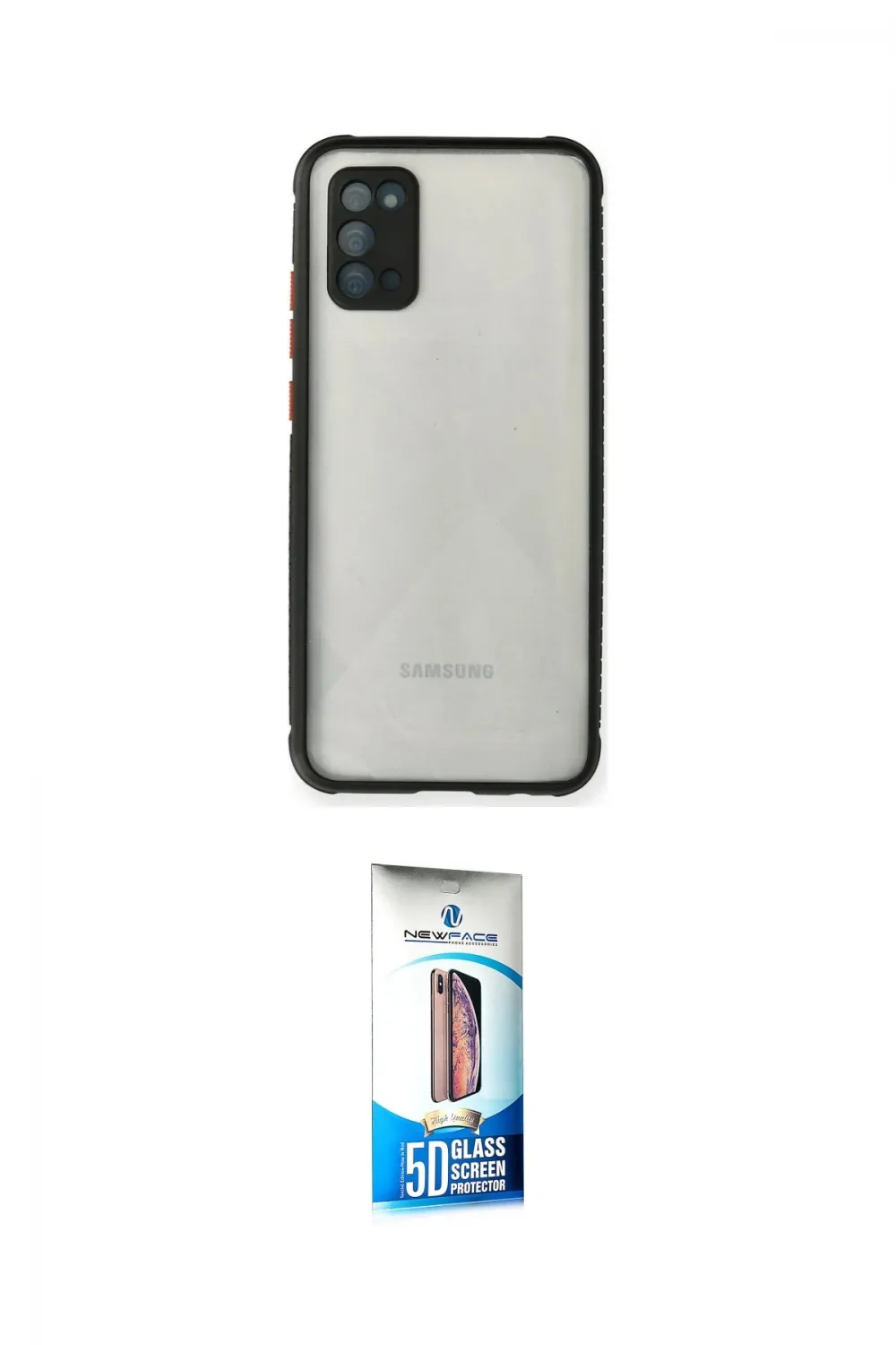 ieg™ Galaxy A02S Kılıf Nova Asil Özel Seri - Siyah 5D Eko Cam Ekran Koruyucu