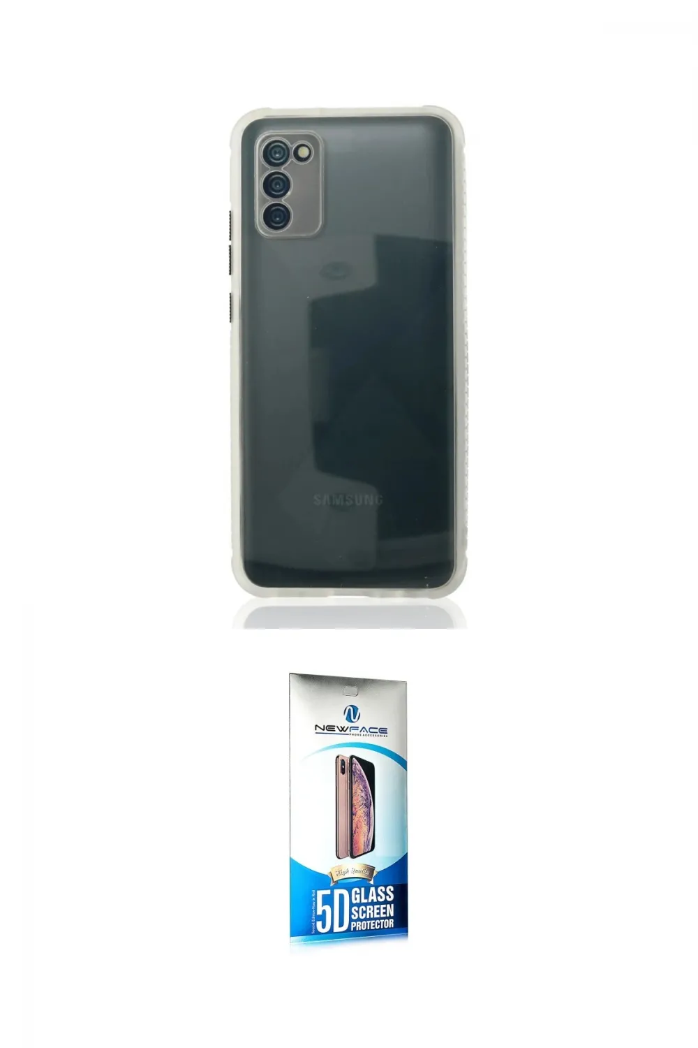 ieg™ Galaxy A02S Kılıf Nova Asil Özel Seri - Siyah 5D Eko Cam Ekran Koruyucu