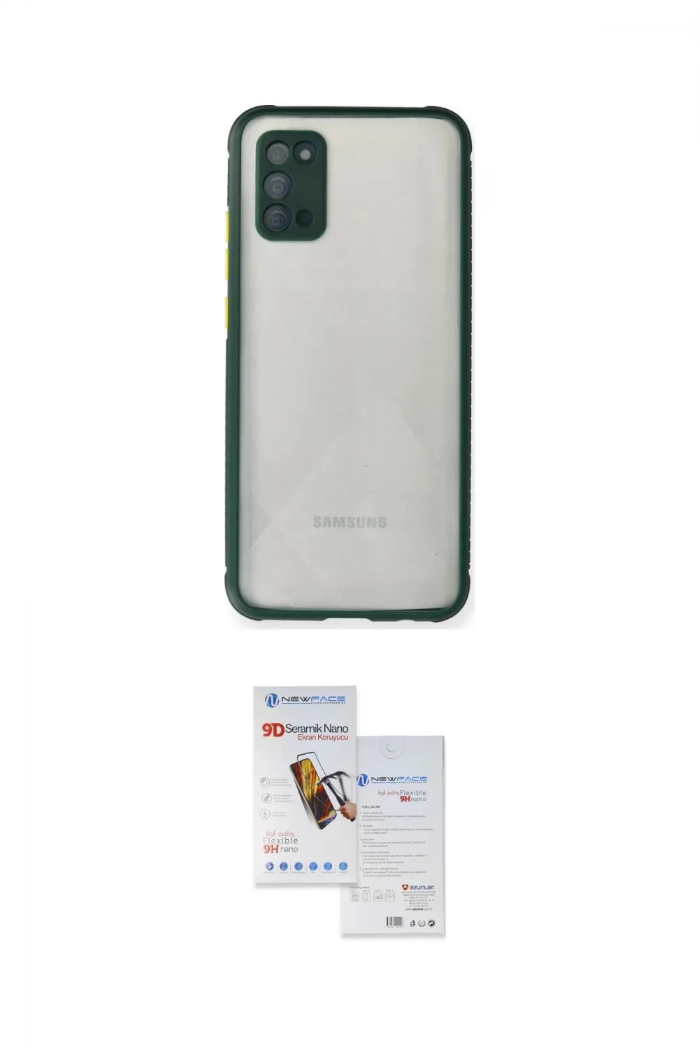ieg™ Galaxy A02S Kılıf Nova Asil Özel Seri - Siyah Seramik Nano Ekran Koruyucu