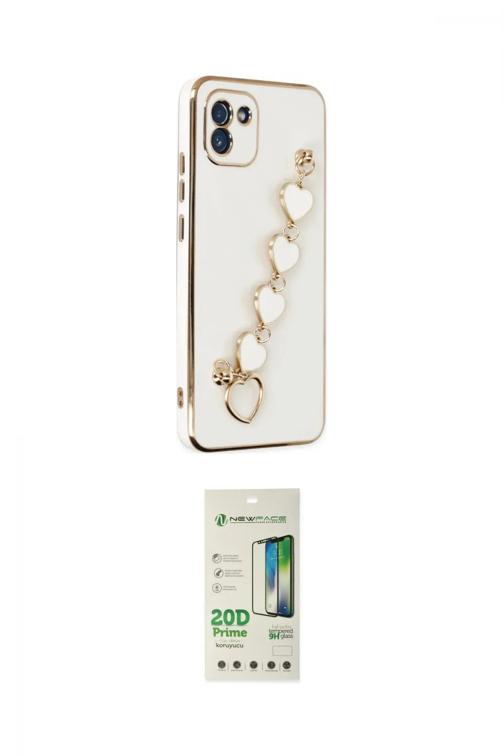 ieg™ Galaxy A03 Kılıf Nova Işık Prime - Siyah 20D Premium Cam Ekran Koruyucu