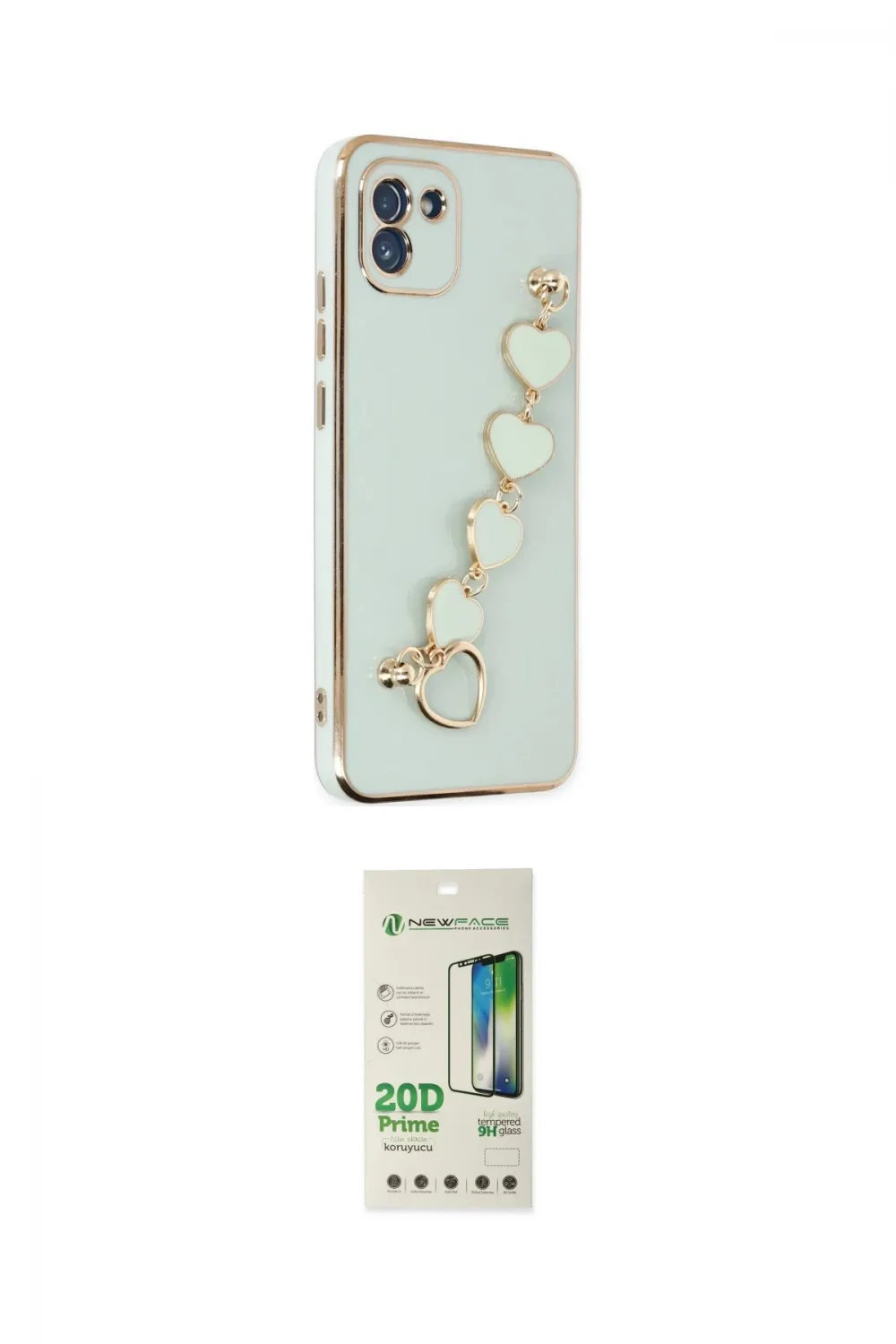 ieg™ Galaxy A03 Kılıf Nova Işık Prime - Siyah 20D Premium Cam Ekran Koruyucu
